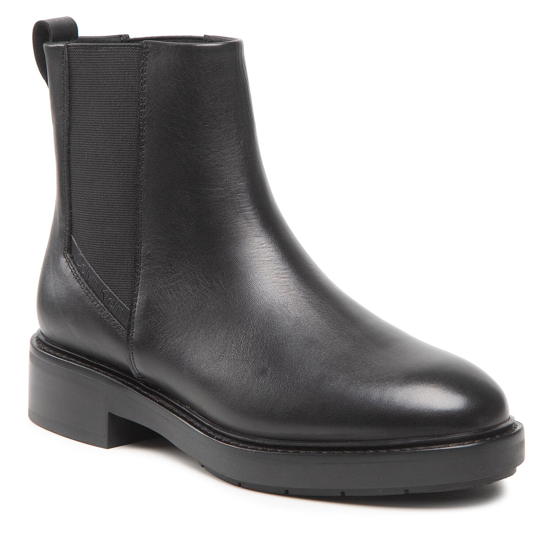 Calvin Klein Боти тип челси Rubber Sole Chelsea HW0HW01293 Черен - Pepit.bg