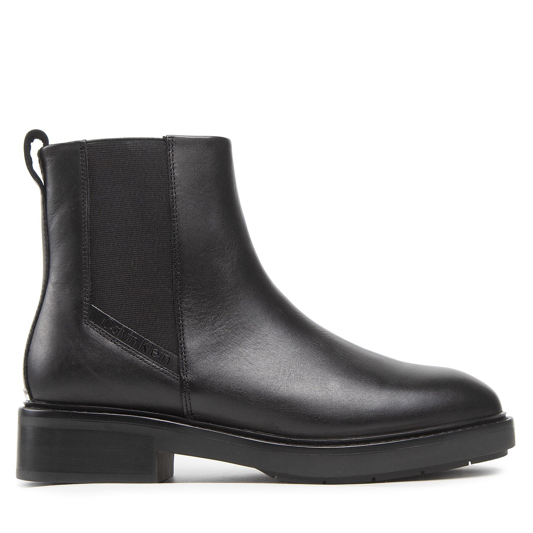 Calvin Klein Боти тип челси Rubber Sole Chelsea HW0HW01293 Черен - Pepit.bg