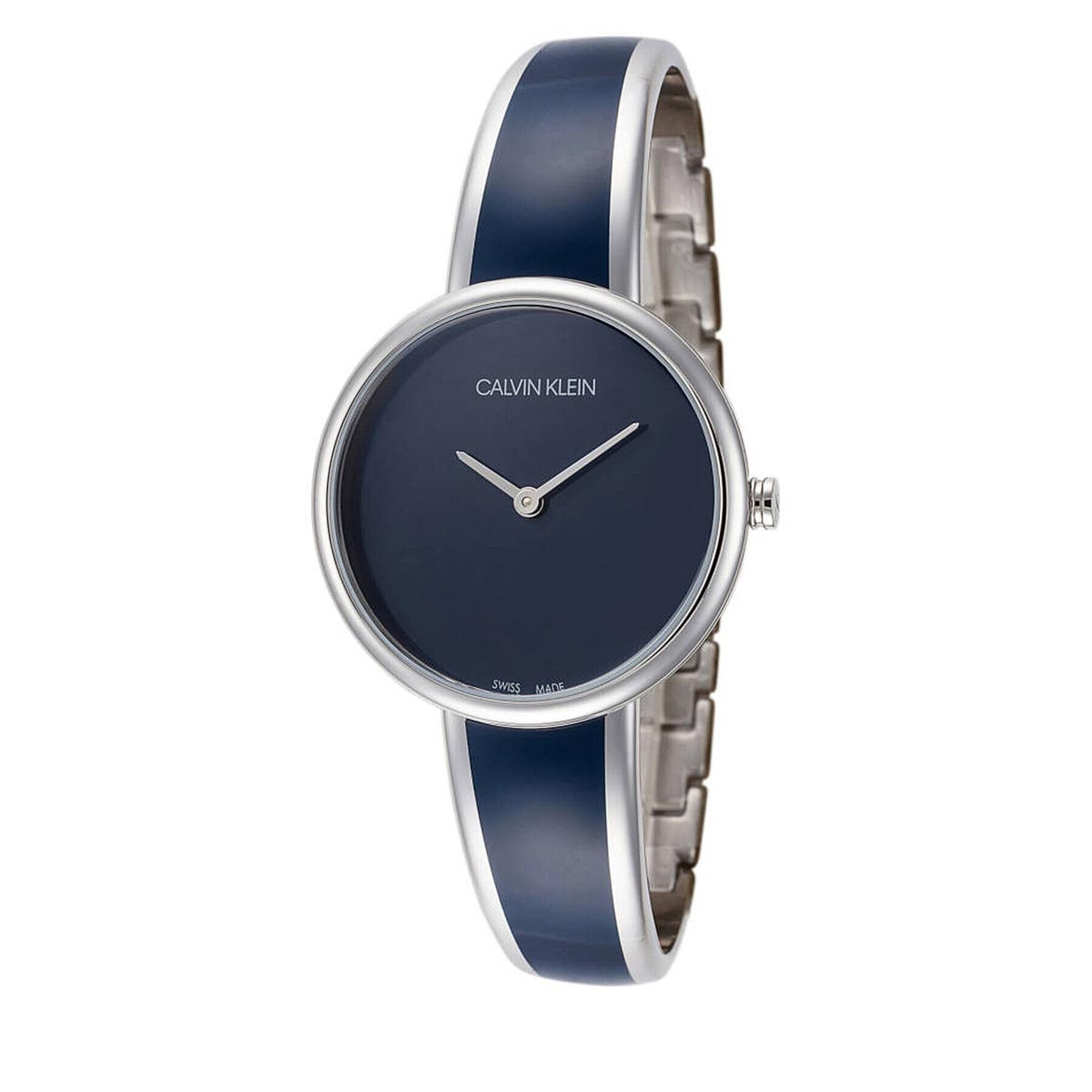 Calvin Klein Часовник Bangle Adjustable K4E2N11N Тъмносин - Pepit.bg