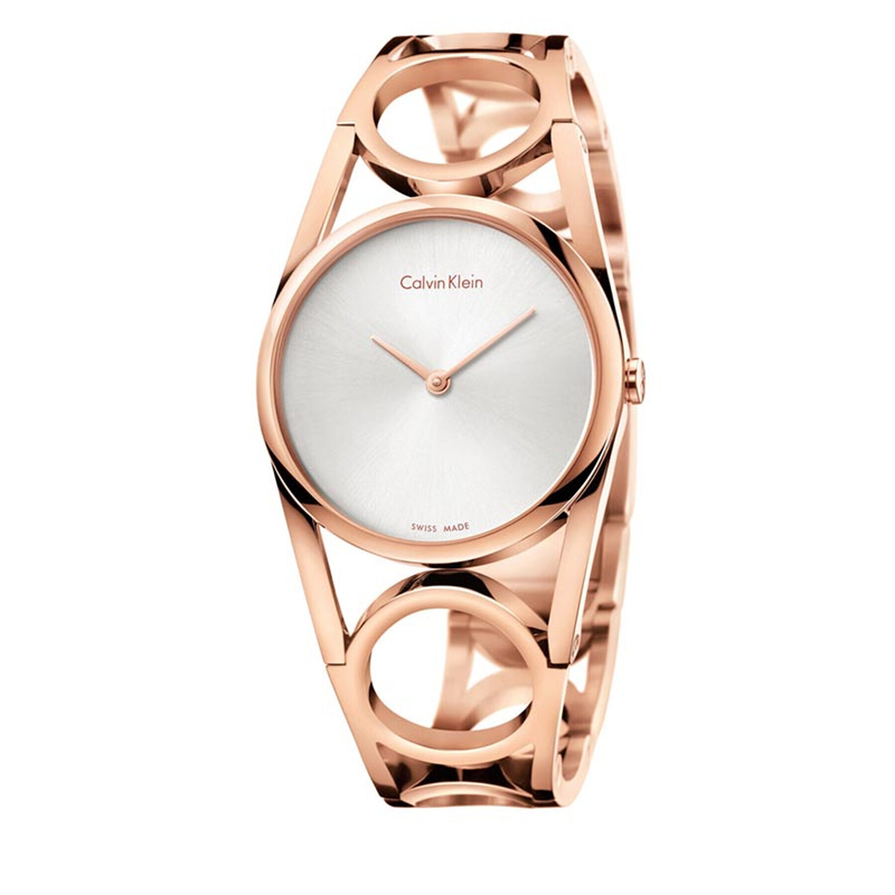 Calvin Klein Часовник Bangle Medium K5U2M646 Розов - Pepit.bg
