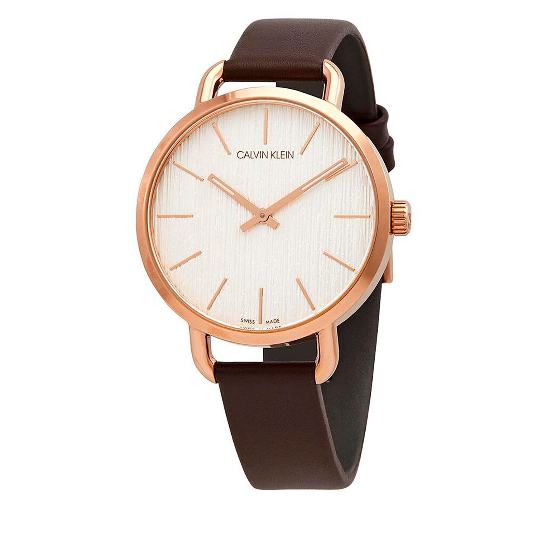 Calvin Klein Часовник Even K7B236G6 Кафяв - Pepit.bg