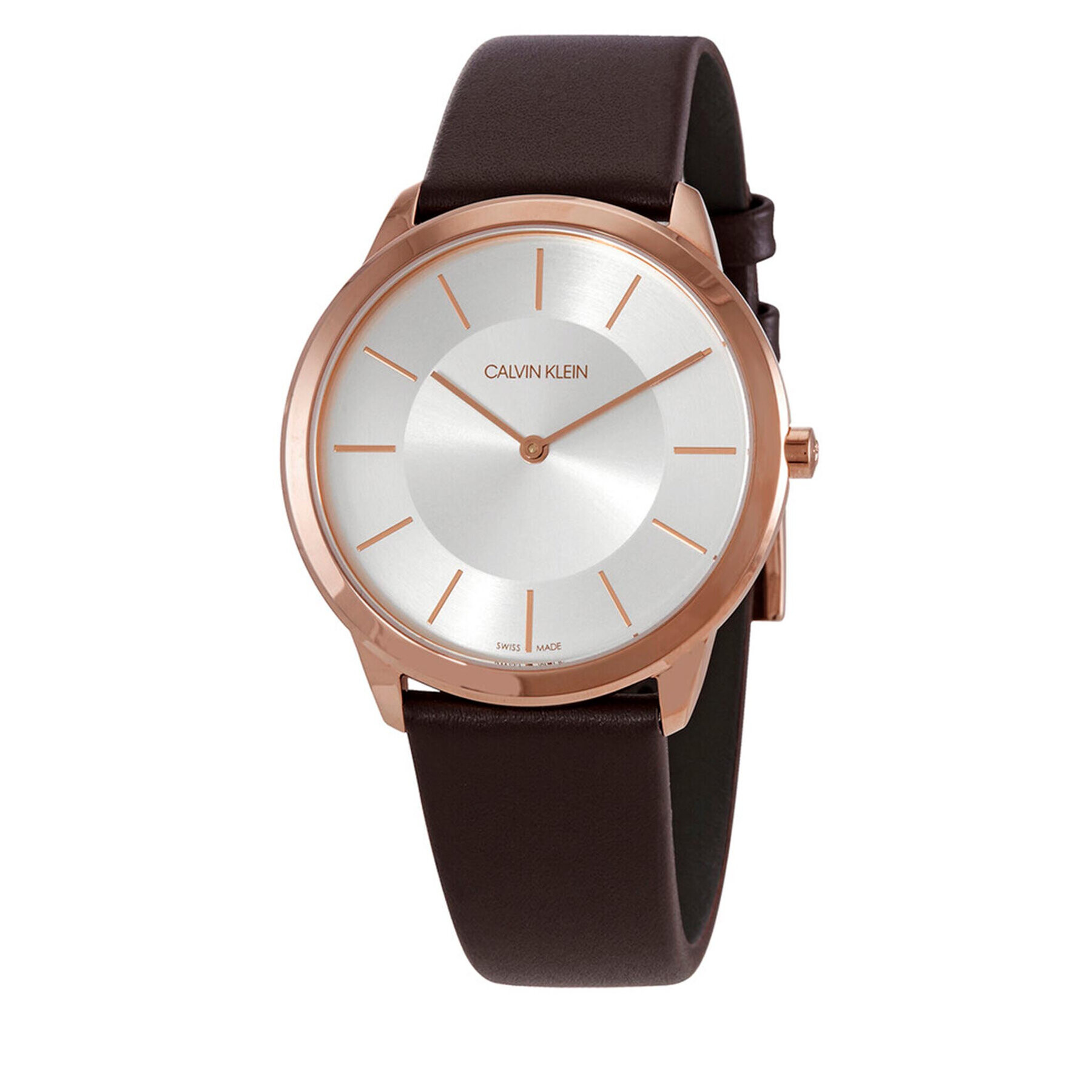 Calvin Klein Часовник Gent K3M216G6 Кафяв - Pepit.bg