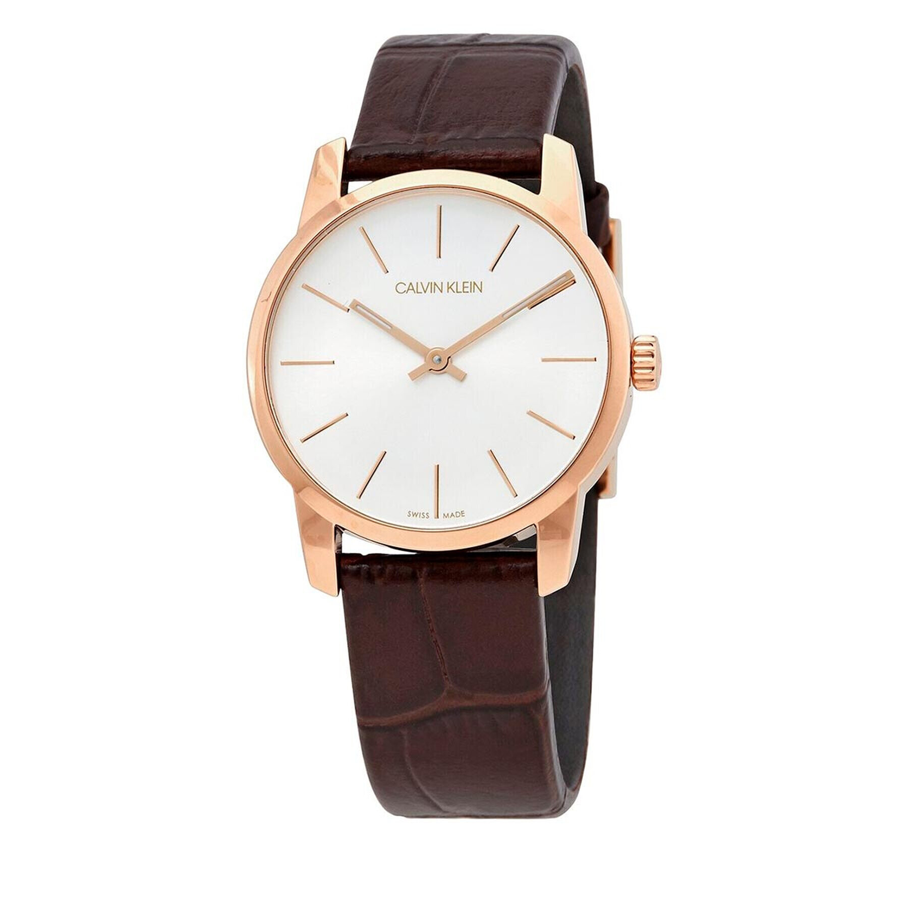 Calvin Klein Часовник Lady K2G23620 Кафяв - Pepit.bg