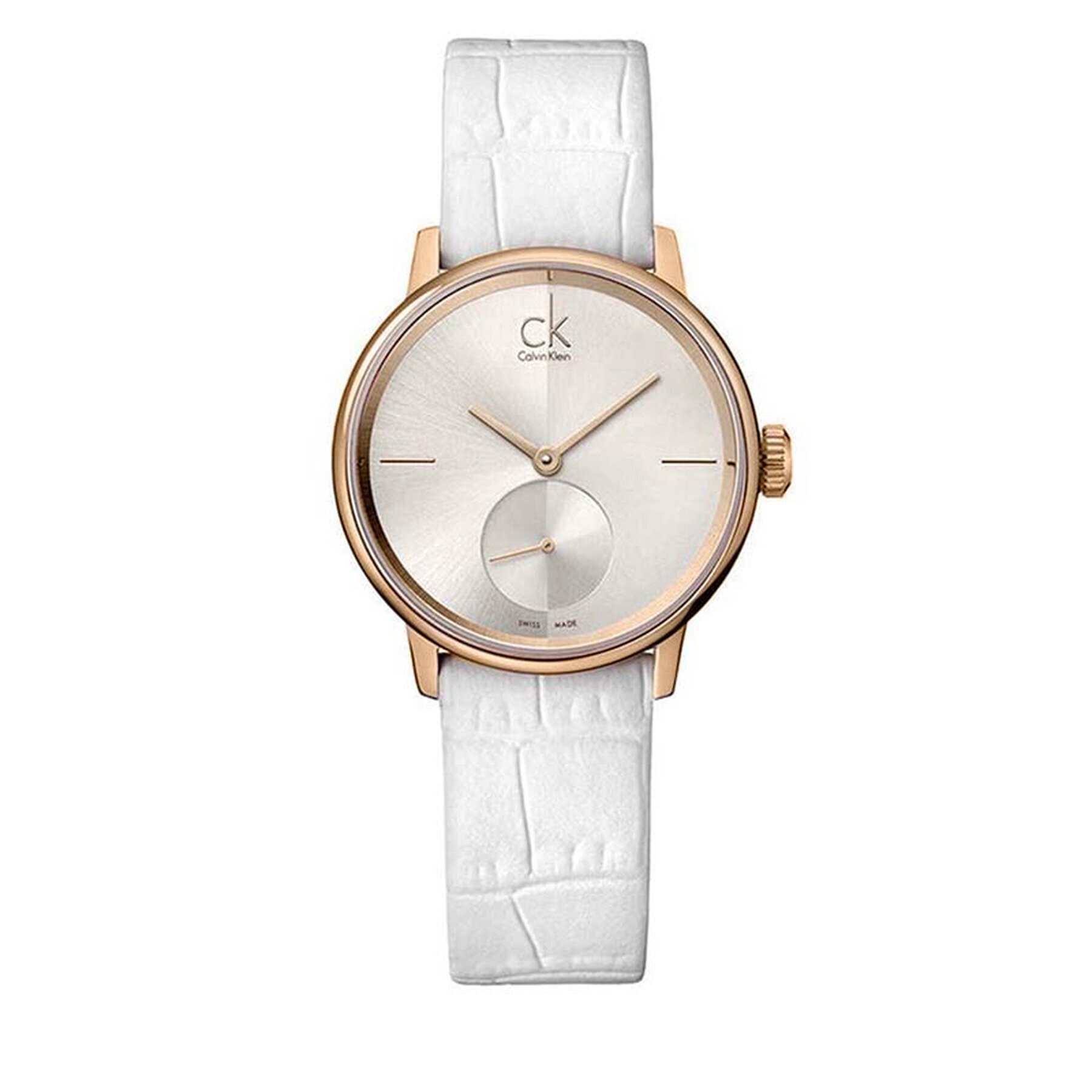 Calvin Klein Часовник Lady K2Y236K6 Бял - Pepit.bg