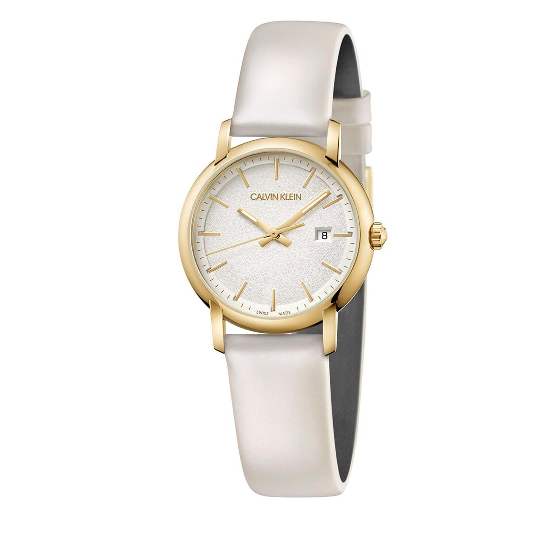 Calvin Klein Часовник Lady K9H235L6 Бял - Pepit.bg