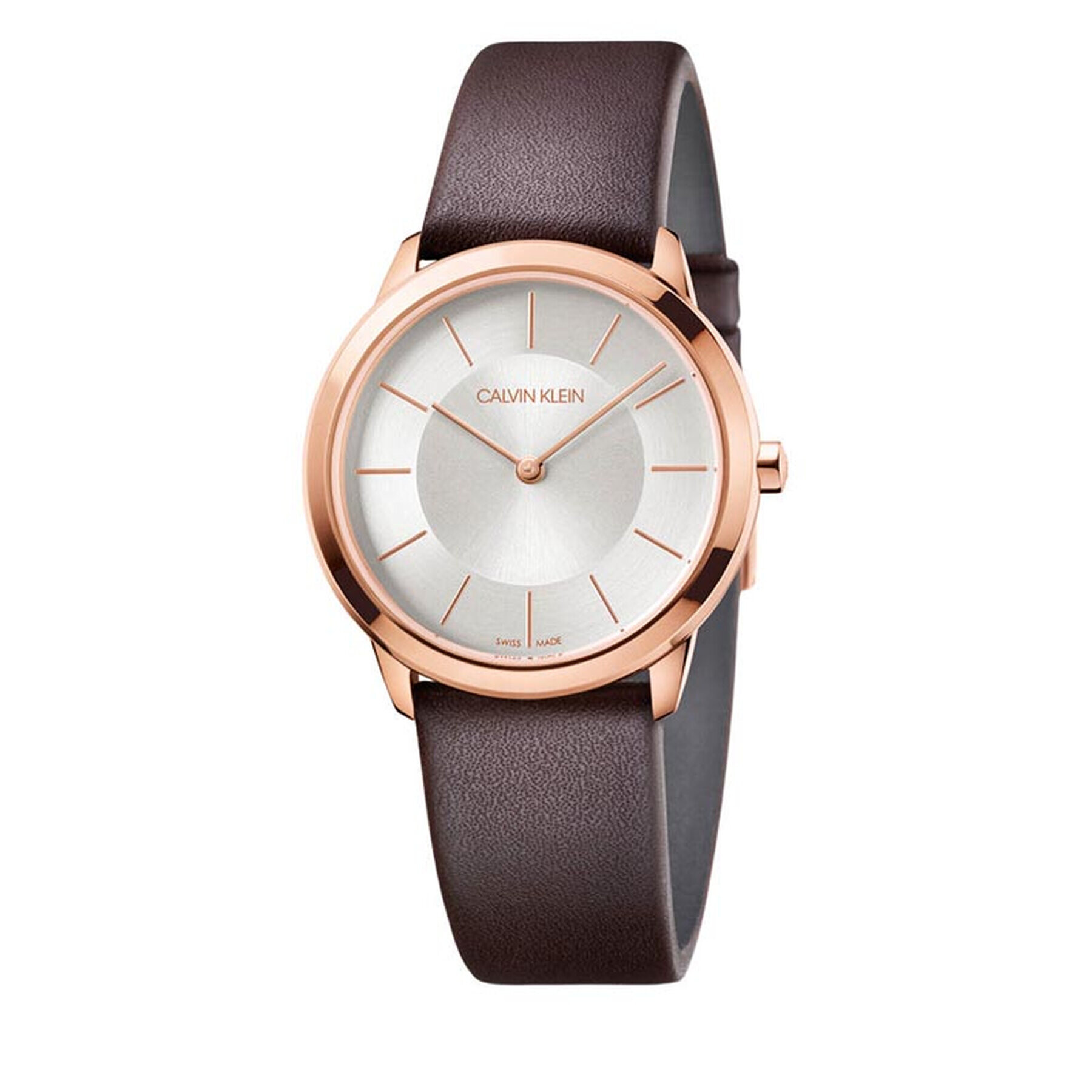 Calvin Klein Часовник Midsize K3M226G6 Кафяв - Pepit.bg