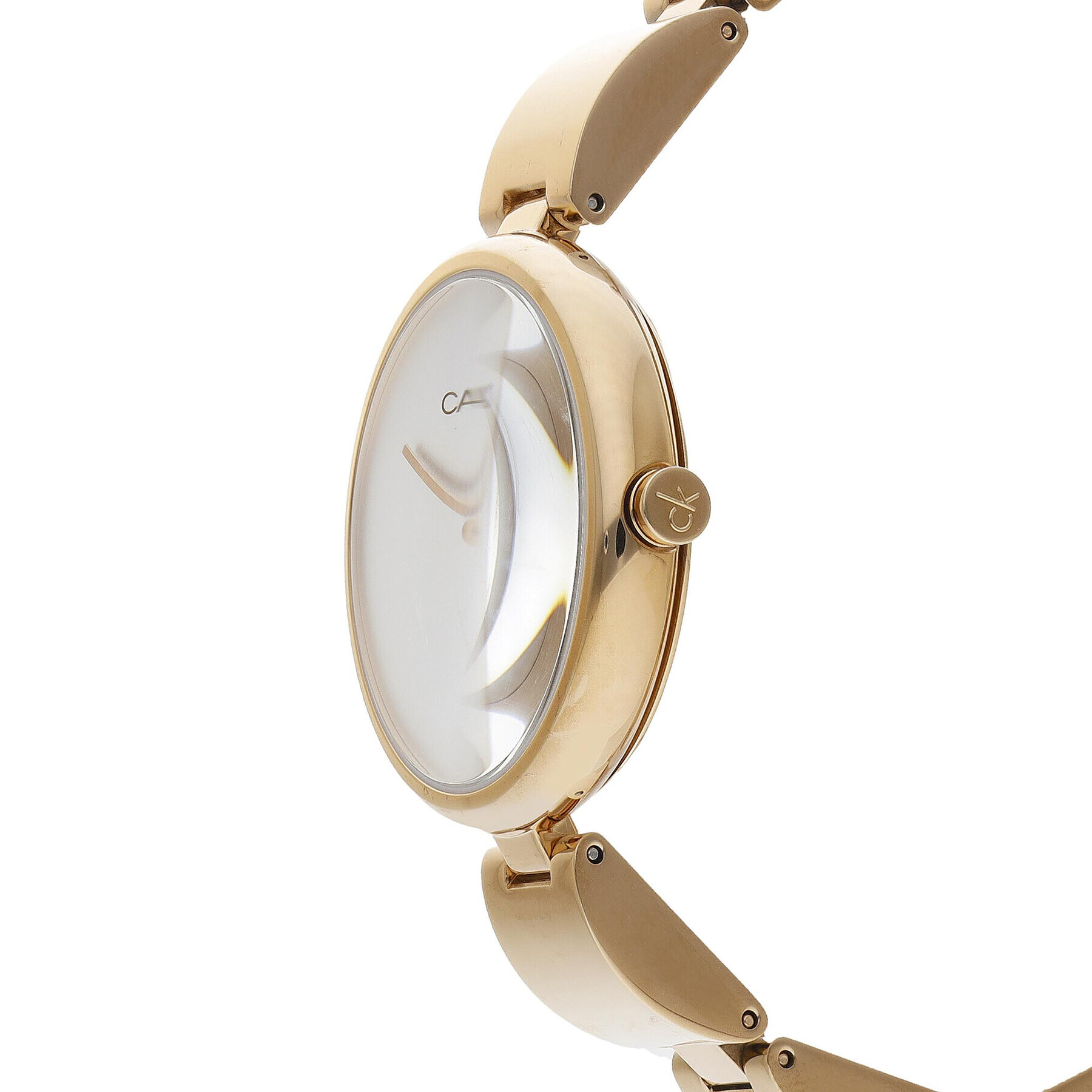 Calvin Klein Часовник Wavy K9U23646 Златист - Pepit.bg
