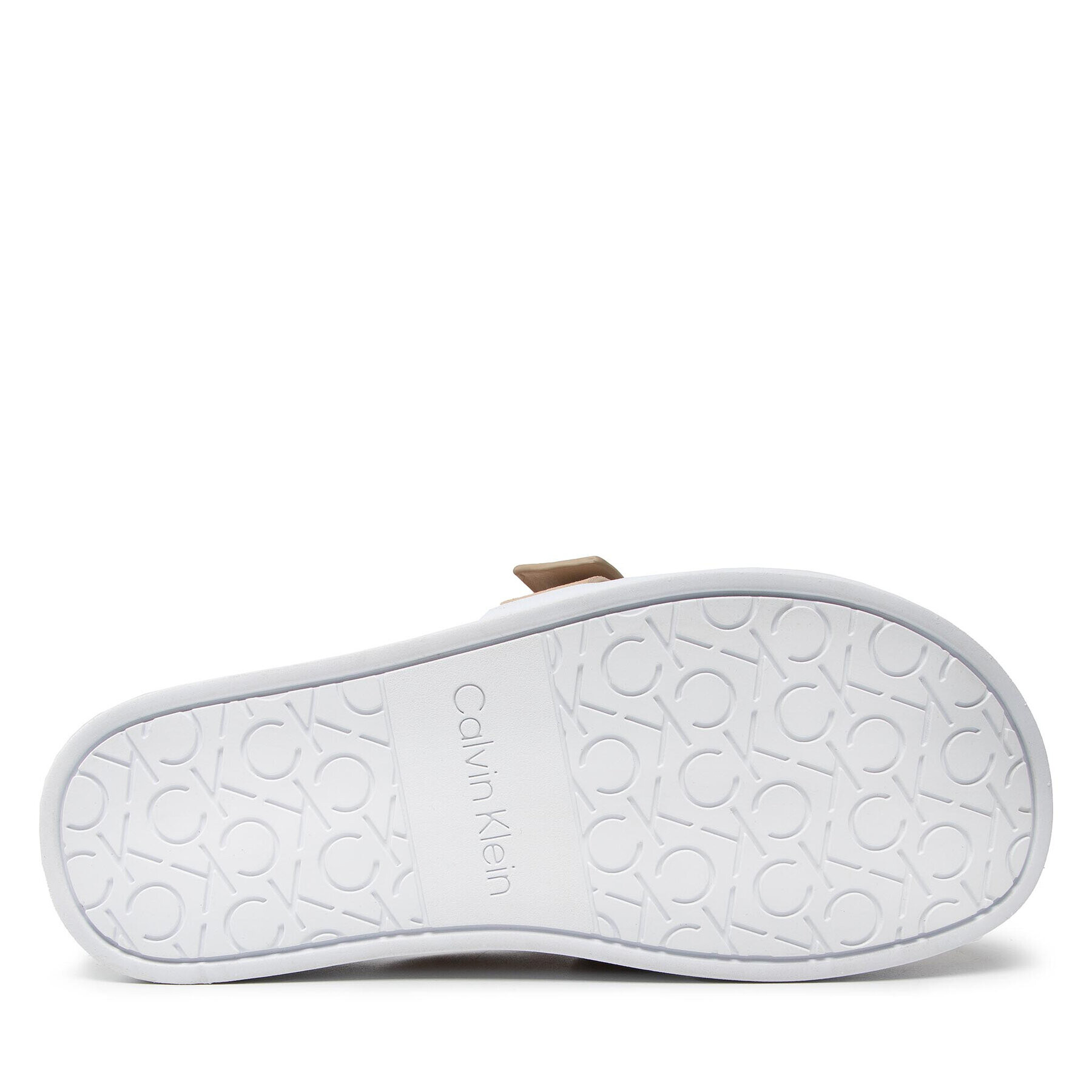 Calvin Klein Чехли Ergonomic Mule W/ Mtl Loop-Su HW0HW01154 Бежов - Pepit.bg
