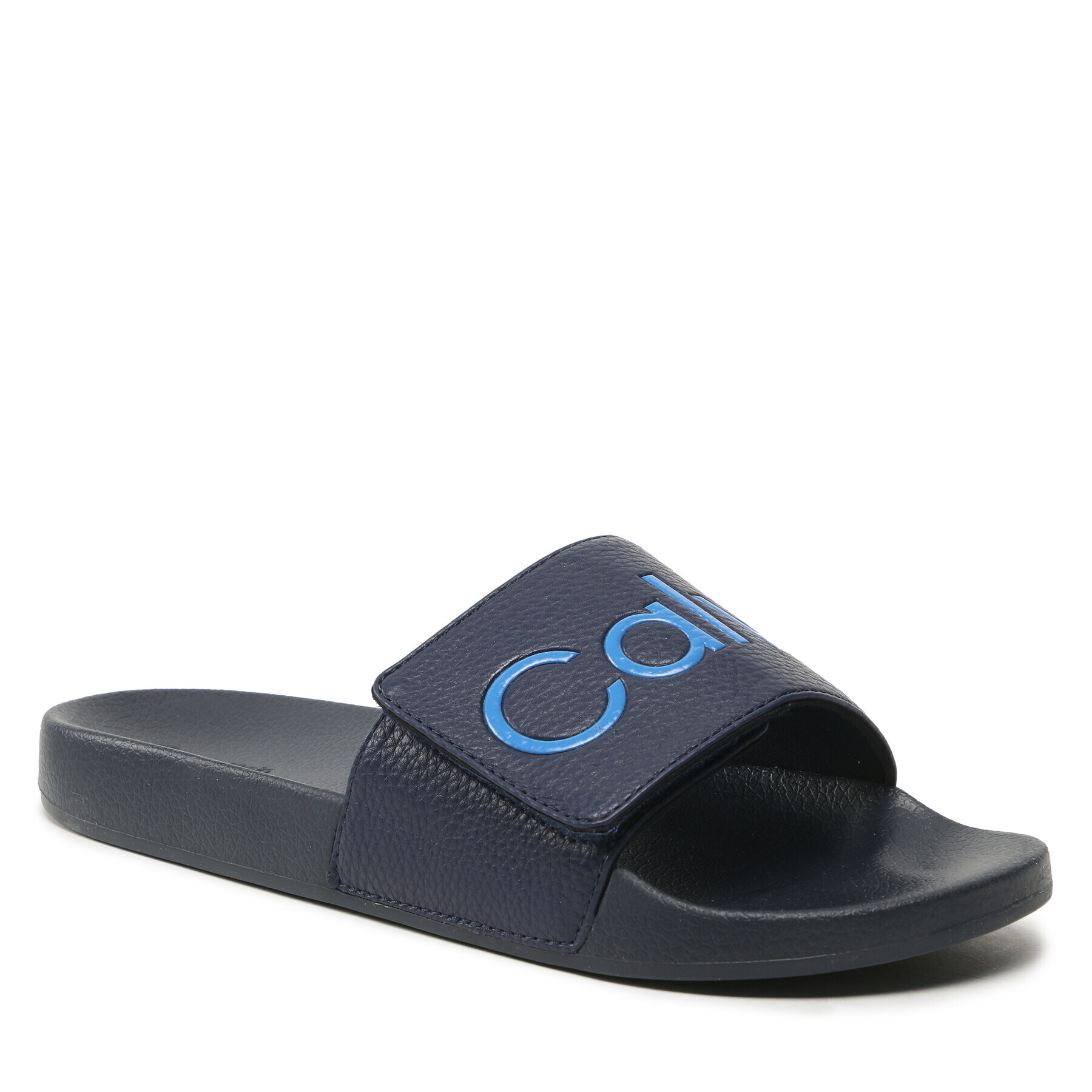 Calvin Klein Чехли Adj Pool Slide Pu HM0HM00957 Тъмносин - Pepit.bg