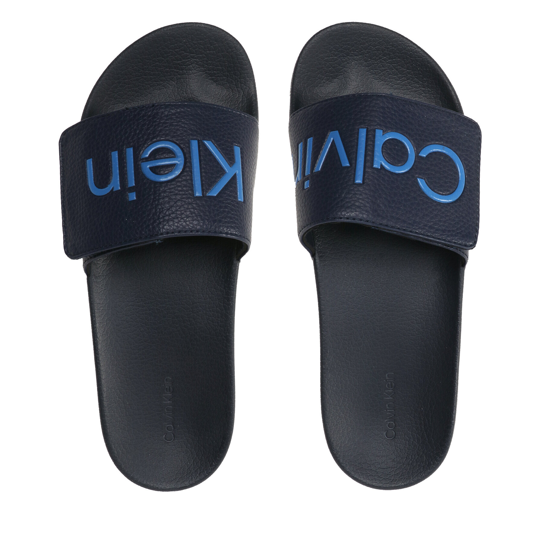 Calvin Klein Чехли Adj Pool Slide Pu HM0HM00957 Тъмносин - Pepit.bg