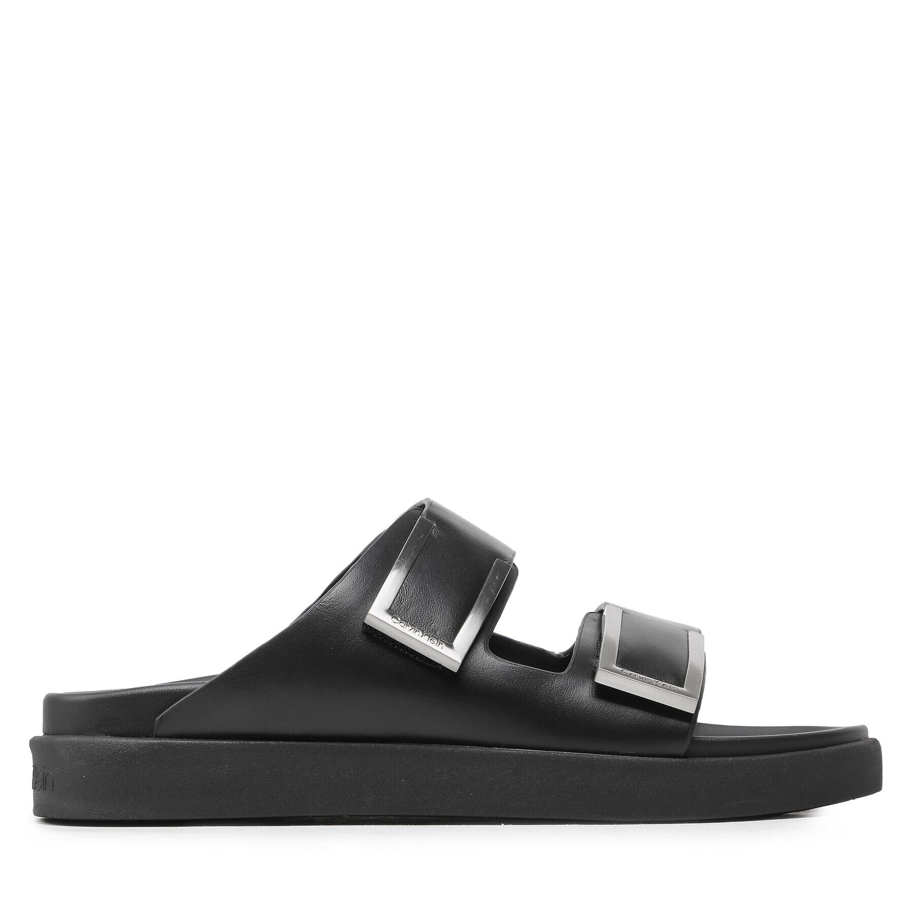 Calvin Klein Чехли Adj Slide W/Hw HW0HW01477 Черен - Pepit.bg