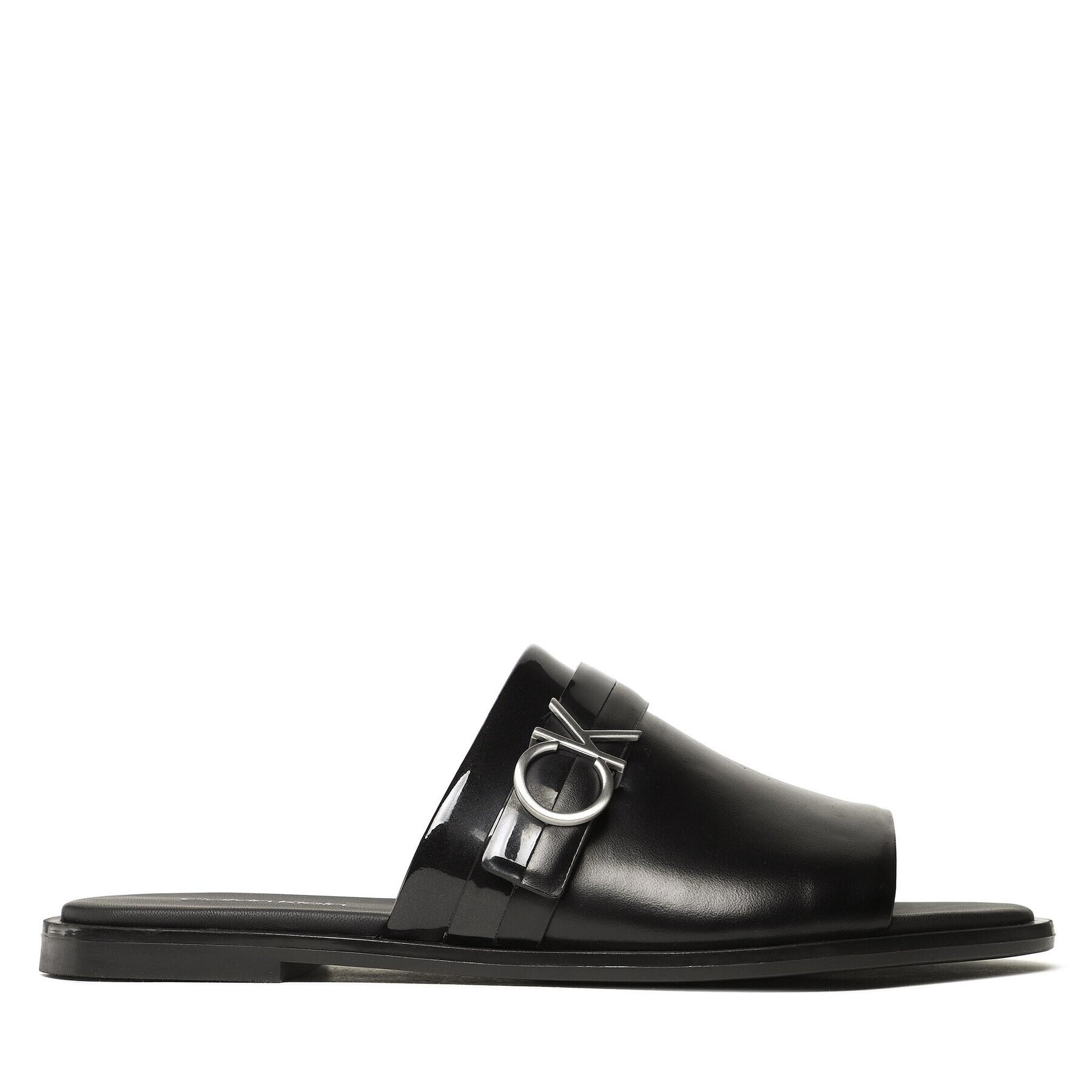 Calvin Klein Чехли Almond Slide Sandal W/Hw HW0HW01604 Черен - Pepit.bg