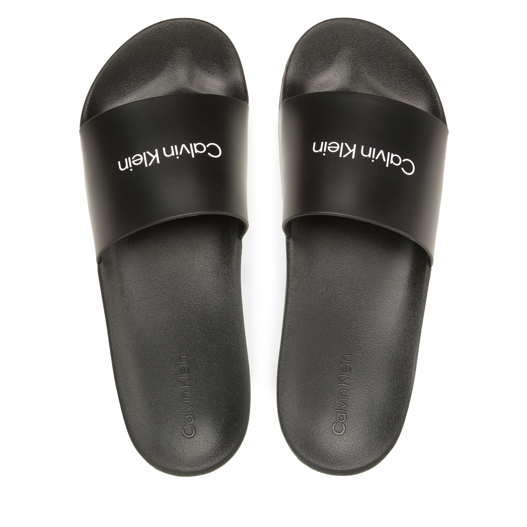 Calvin Klein Чехли Chuncky Pool Slide Rub HM0HM01063 Черен - Pepit.bg