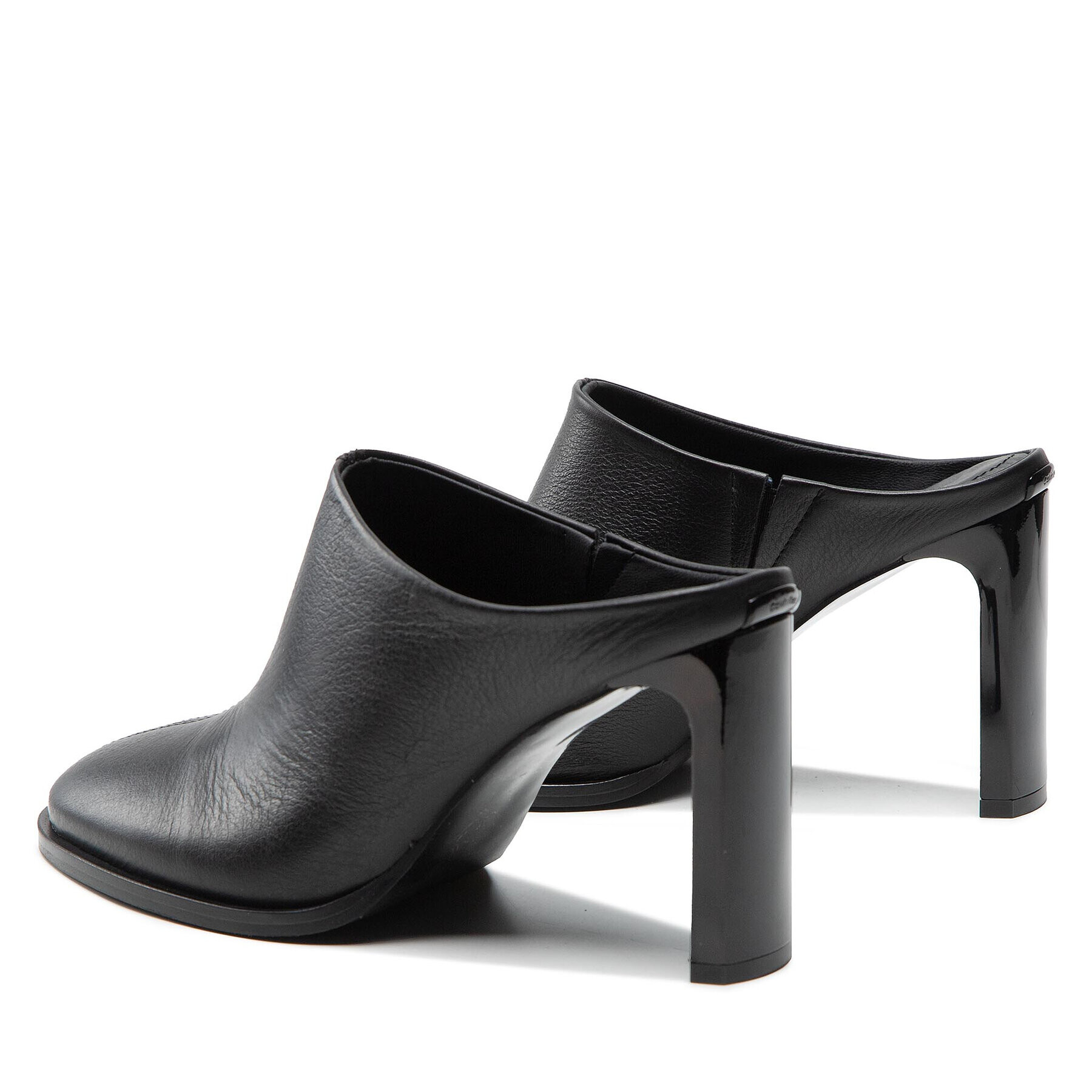 Calvin Klein Чехли Curved Stil Mule 80 HW0HW01239 Черен - Pepit.bg
