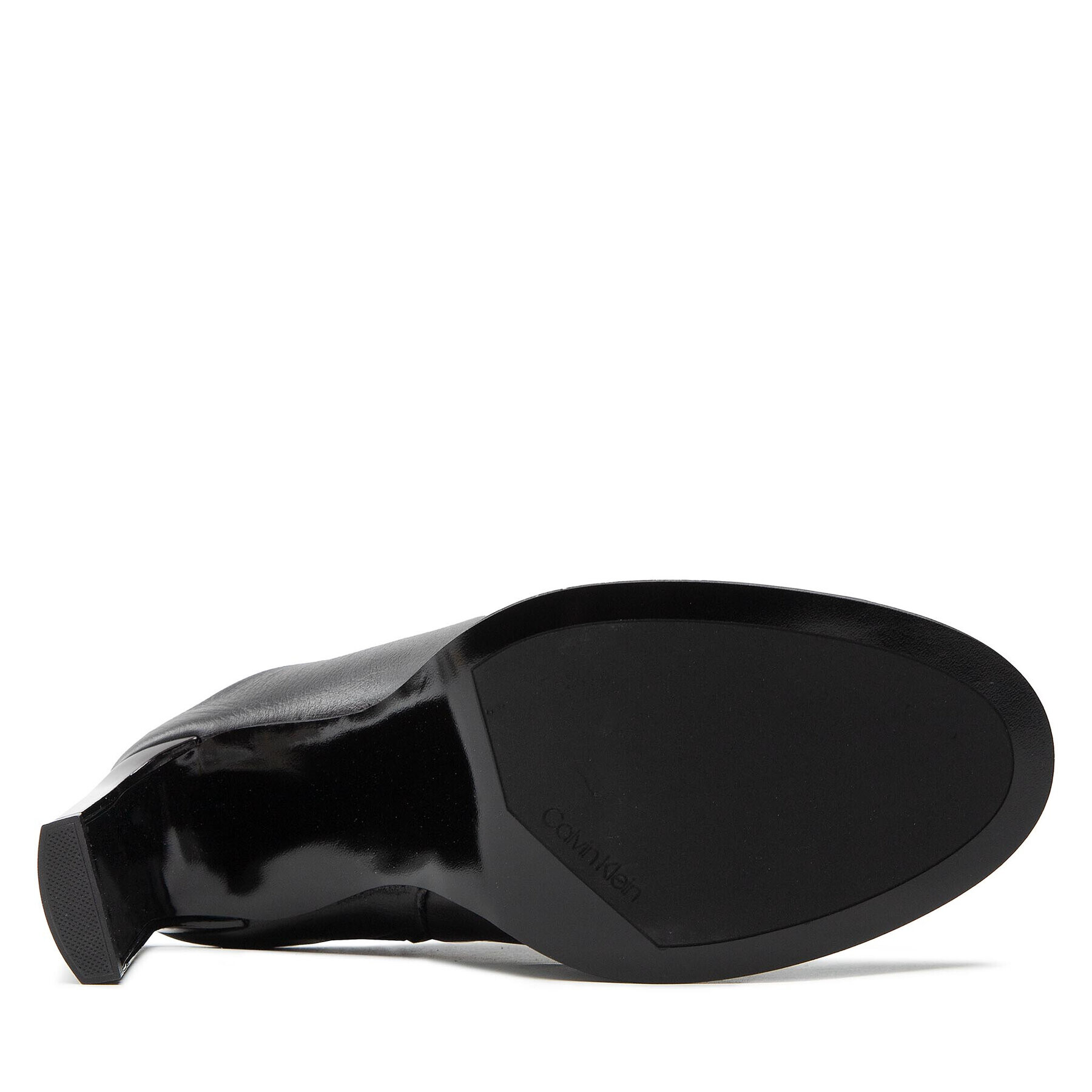 Calvin Klein Чехли Curved Stil Mule 80 HW0HW01239 Черен - Pepit.bg