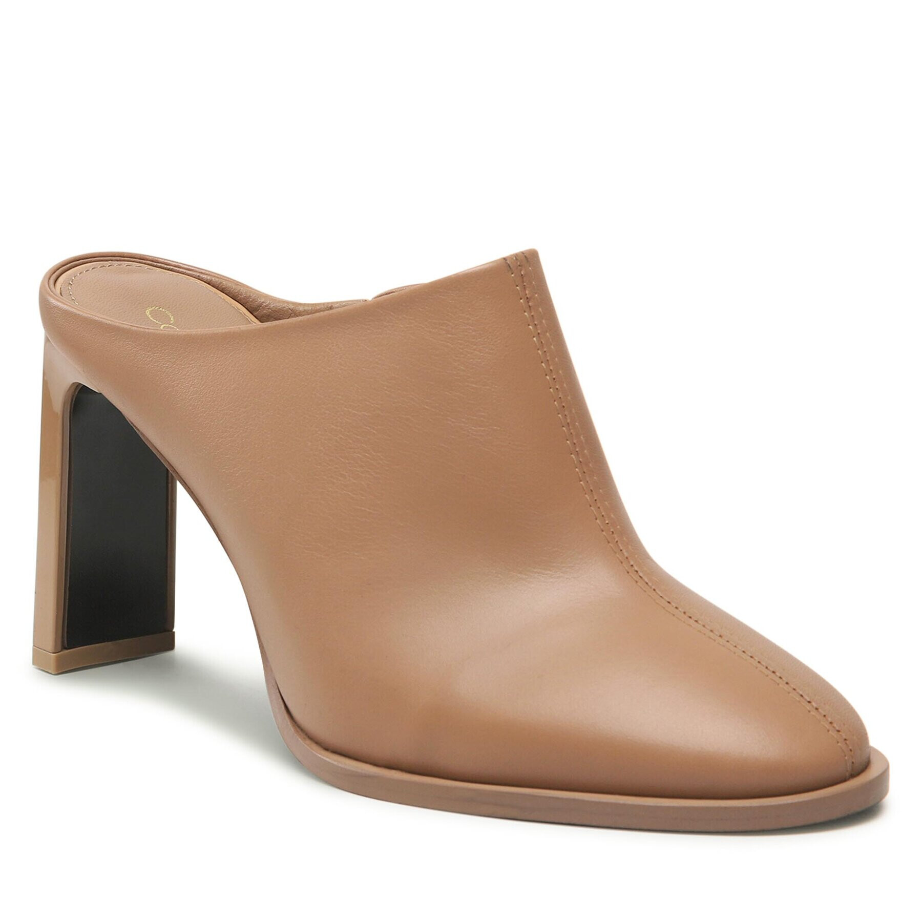 Calvin Klein Чехли Curved Stil Mule 80 HW0HW01542 Кафяв - Pepit.bg