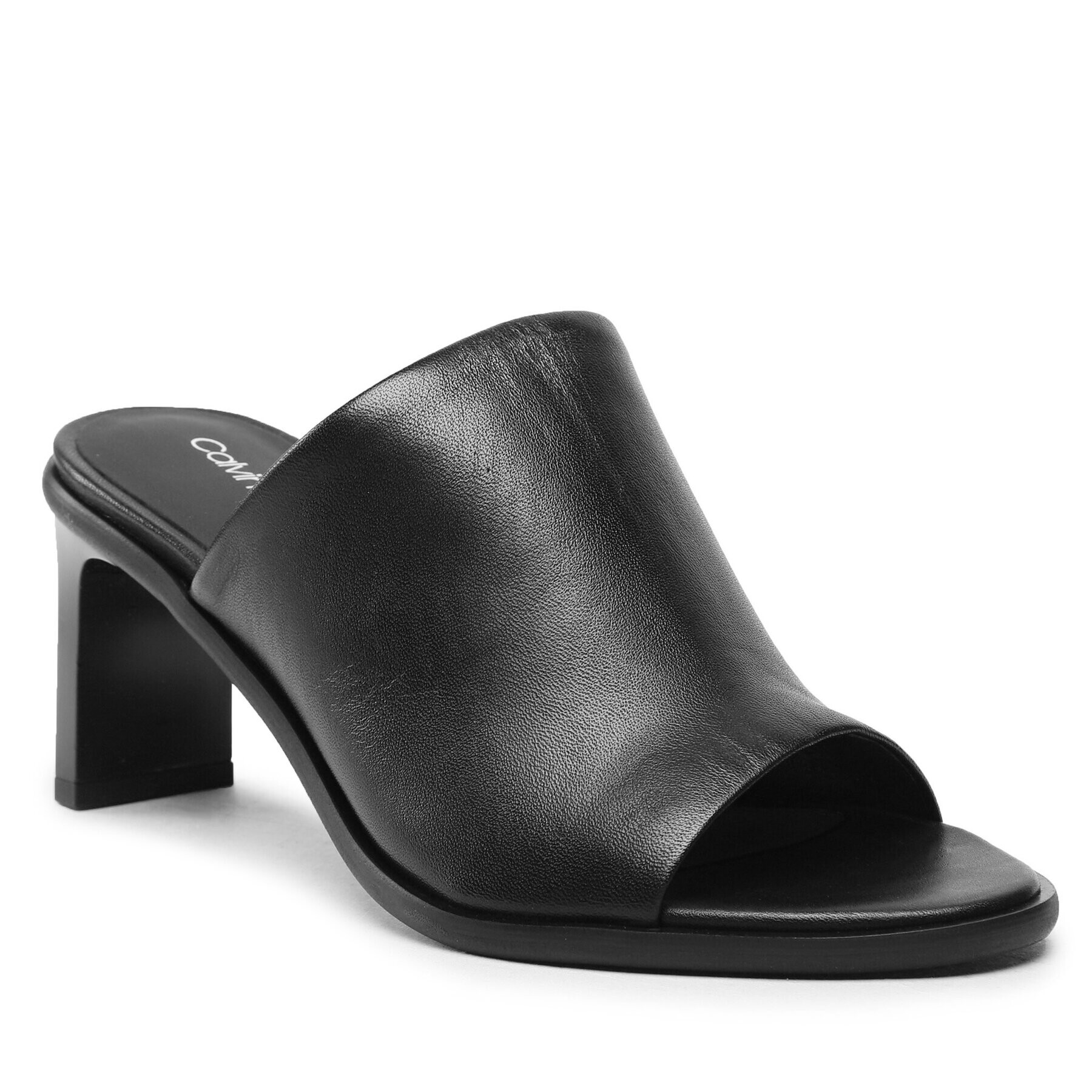 Calvin Klein Чехли Curved Stiletto Mule HW0HW01628 BEH Черен - Pepit.bg