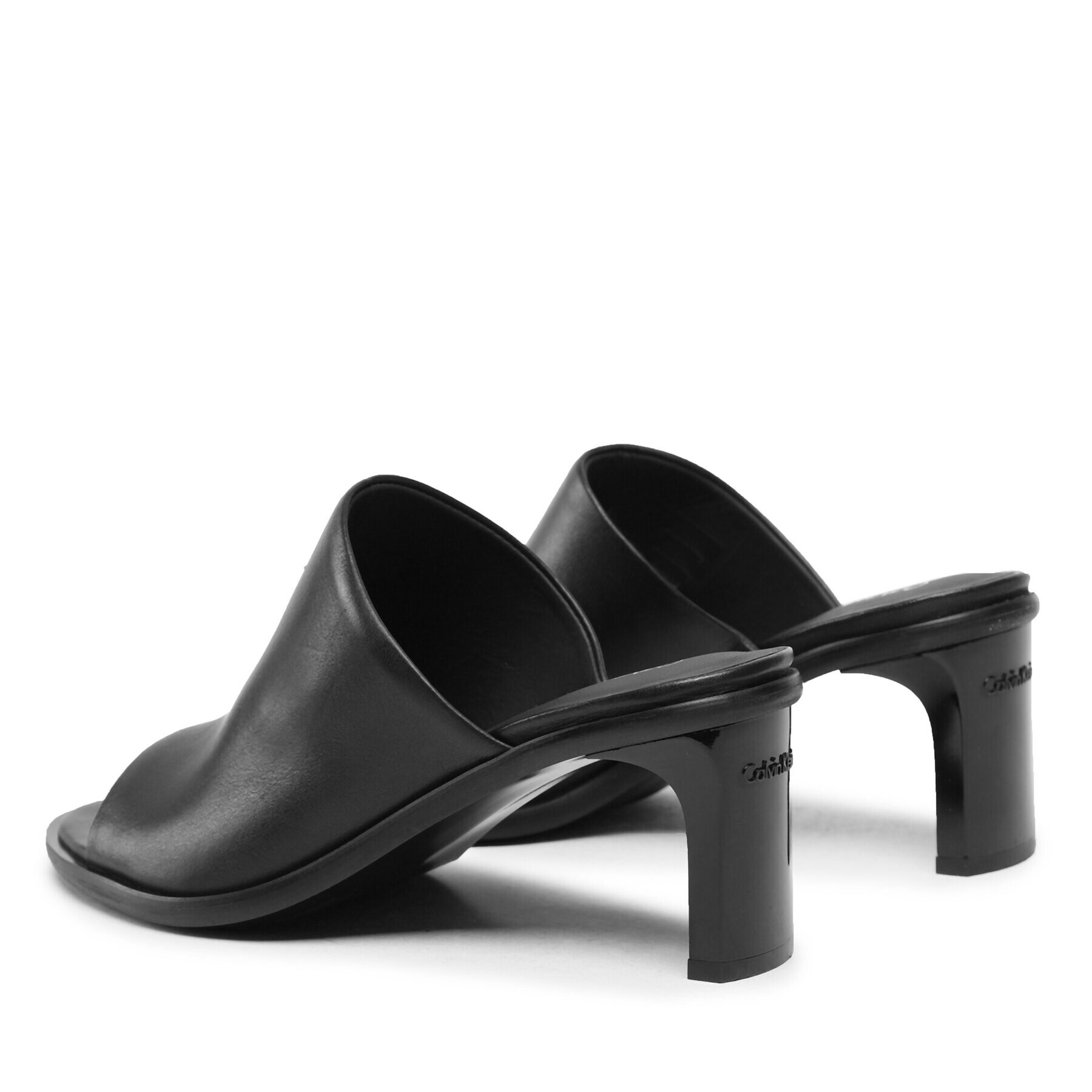 Calvin Klein Чехли Curved Stiletto Mule HW0HW01628 BEH Черен - Pepit.bg