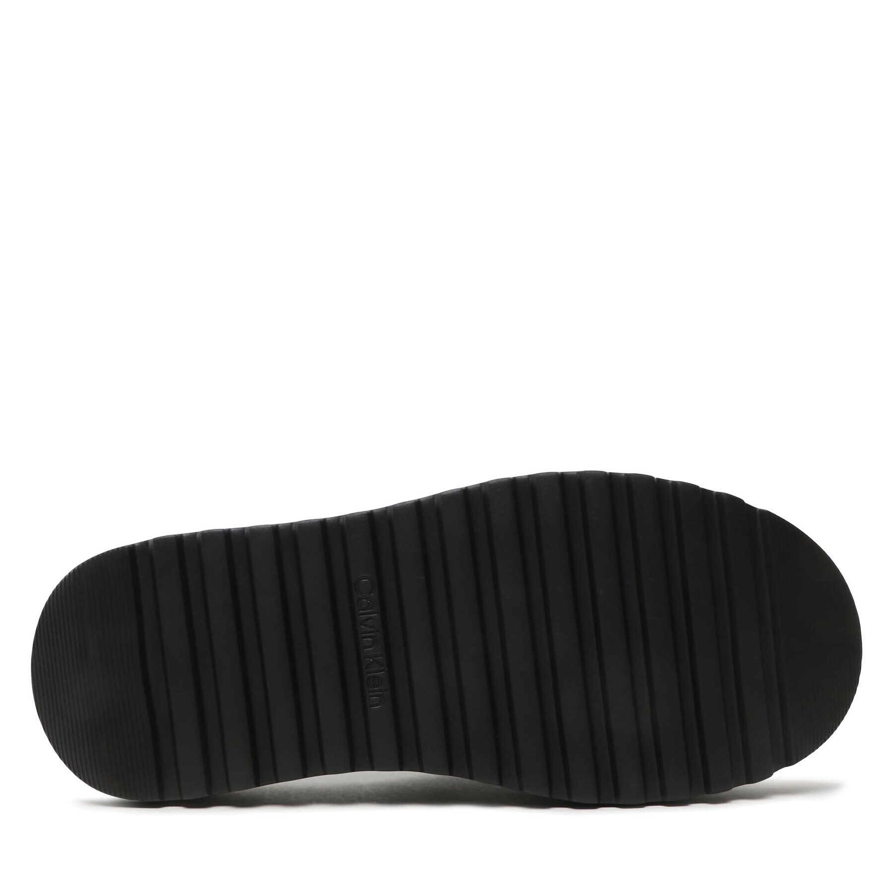 Calvin Klein Чехли Double Strap Slipper HM0HM00967 Черен - Pepit.bg