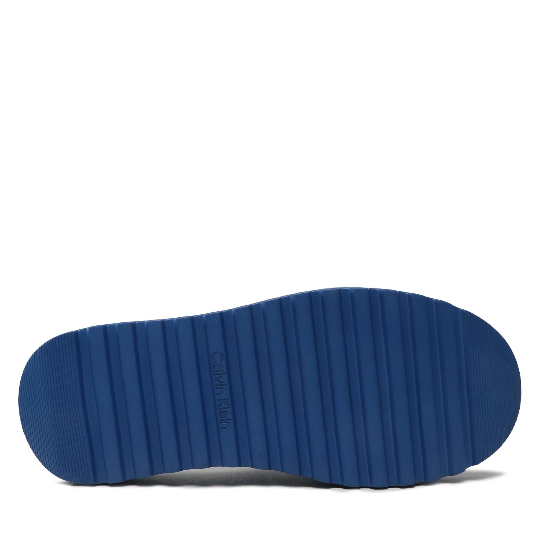 Calvin Klein Чехли Double Strap Slipper HM0HM00967 Син - Pepit.bg