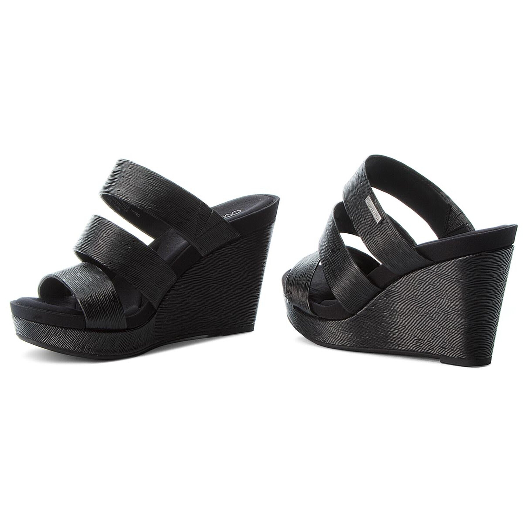Calvin Klein Чехли Jileean E6547 Черен - Pepit.bg