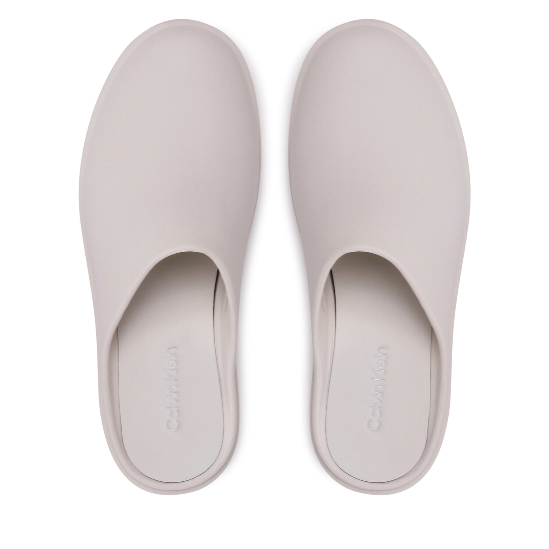 Calvin Klein Чехли Mule Slipper HM0HM00872 Екрю - Pepit.bg