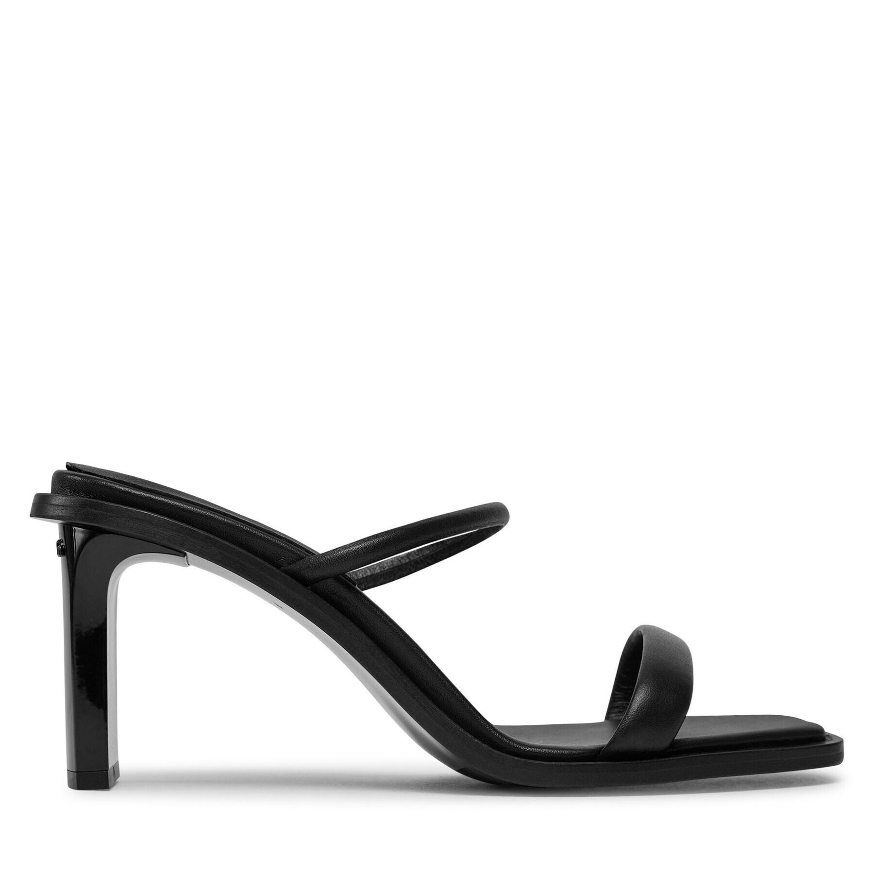 Calvin Klein Чехли Padded Curved Stil Slide 70 HW0HW01992 Черен - Pepit.bg