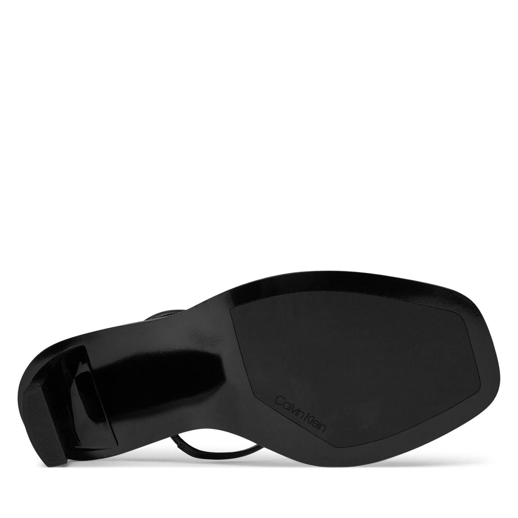 Calvin Klein Чехли Padded Curved Stil Slide 70 HW0HW01992 Черен - Pepit.bg