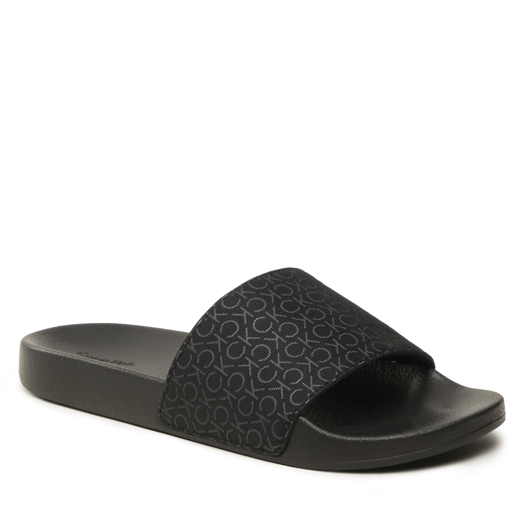 Calvin Klein Чехли Pool Slide Mono HM0HM00963 Черен - Pepit.bg