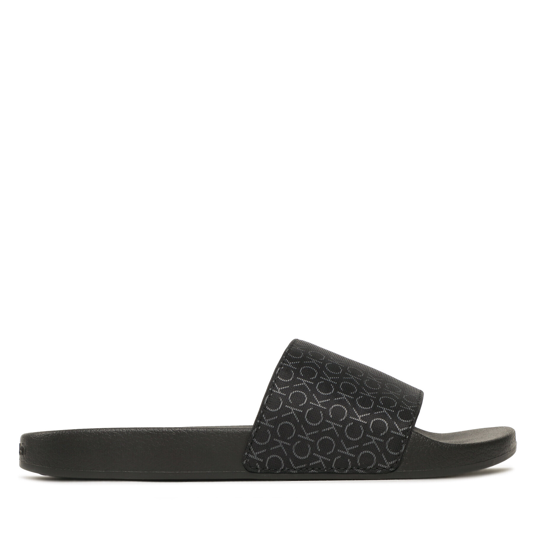 Calvin Klein Чехли Pool Slide Mono HM0HM00963 Черен - Pepit.bg