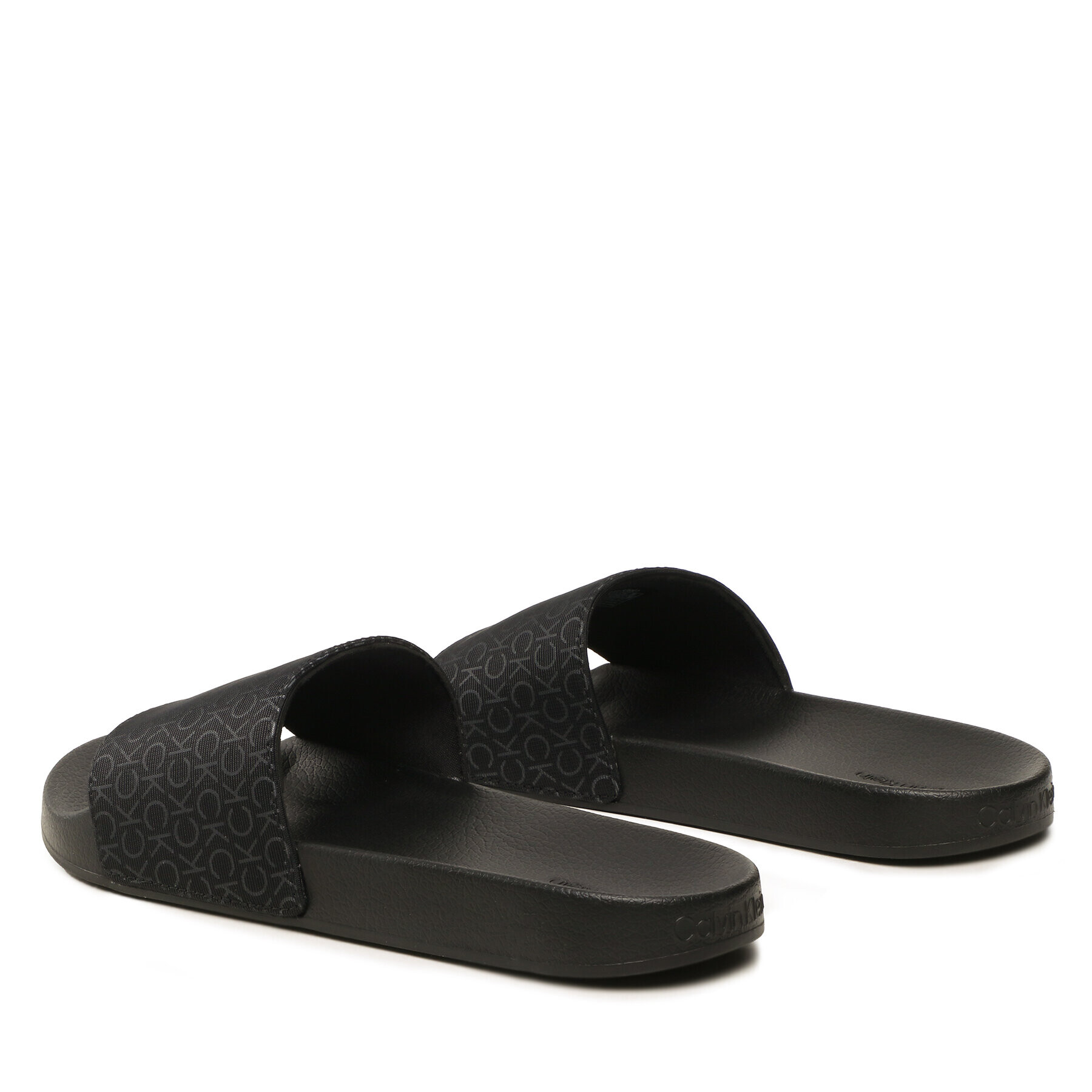 Calvin Klein Чехли Pool Slide Mono HM0HM00963 Черен - Pepit.bg