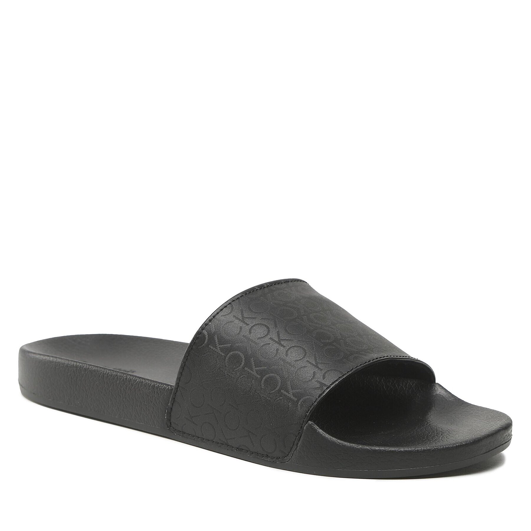 Calvin Klein Чехли Pool Slide Mono HM0HM01009 Черен - Pepit.bg