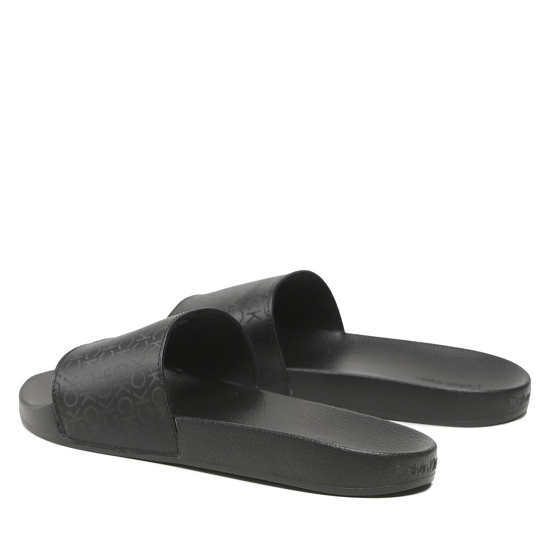 Calvin Klein Чехли Pool Slide Mono HM0HM01009 Черен - Pepit.bg