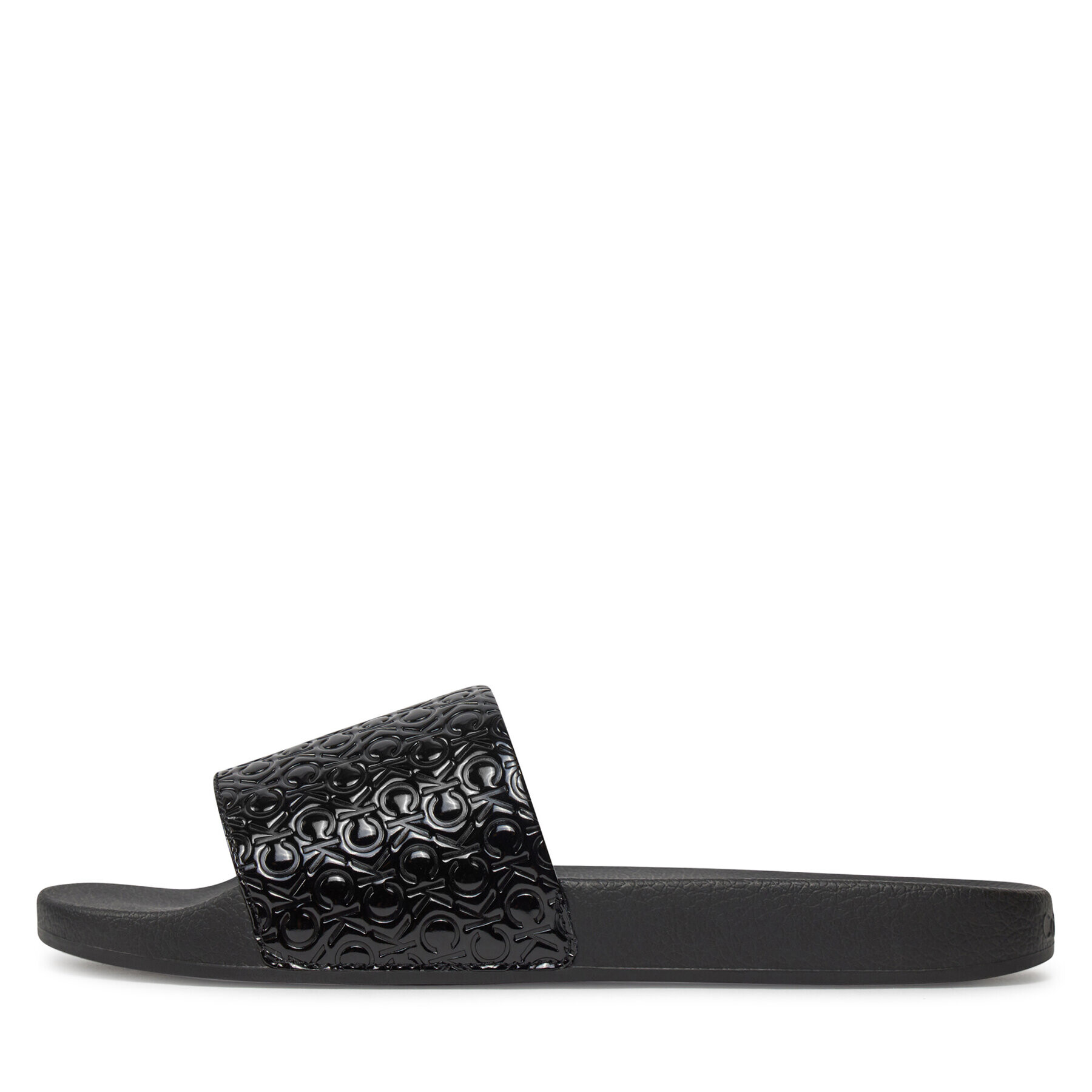 Calvin Klein Чехли Pool Slide Mono HM0HM01456 Черен - Pepit.bg