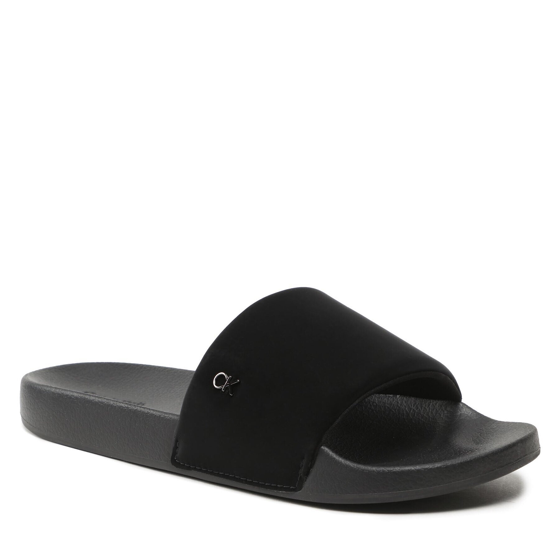 Calvin Klein Чехли Pool Slide Pu HM0HM00983 Черен - Pepit.bg