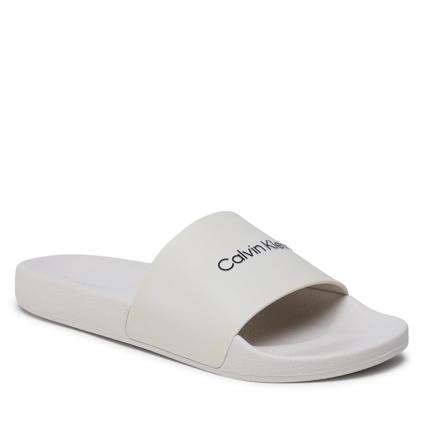 Calvin Klein Чехли Pool Slide Rubber HM0HM00455 Сив - Pepit.bg