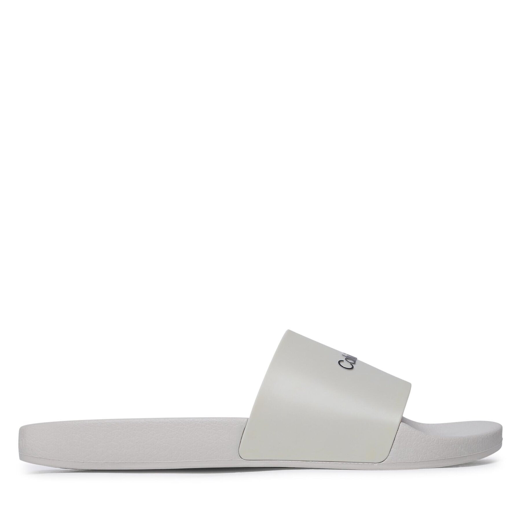 Calvin Klein Чехли Pool Slide Rubber HM0HM00455 Сив - Pepit.bg