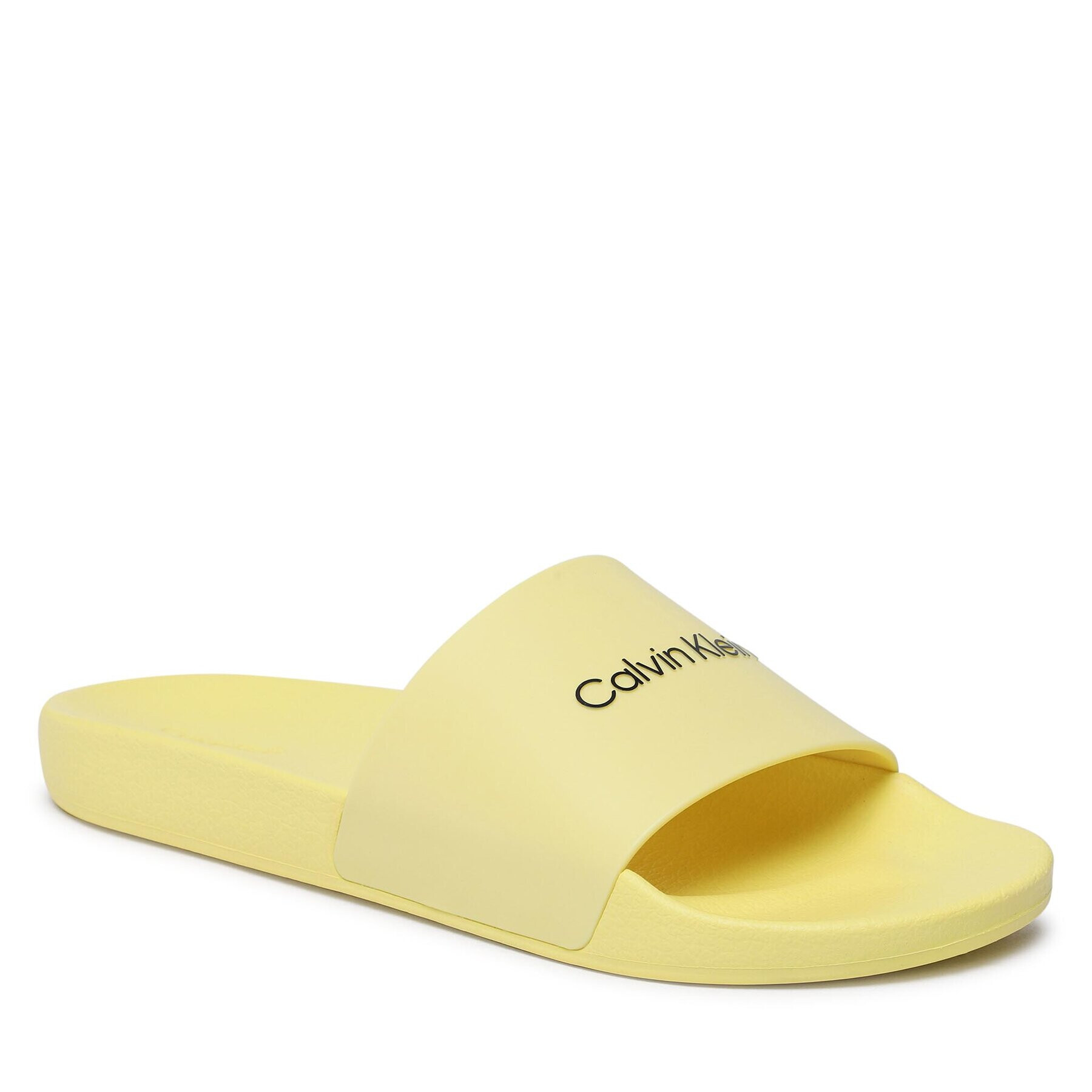 Calvin Klein Чехли Pool Slide Rubber HM0HM00455 Жълт - Pepit.bg