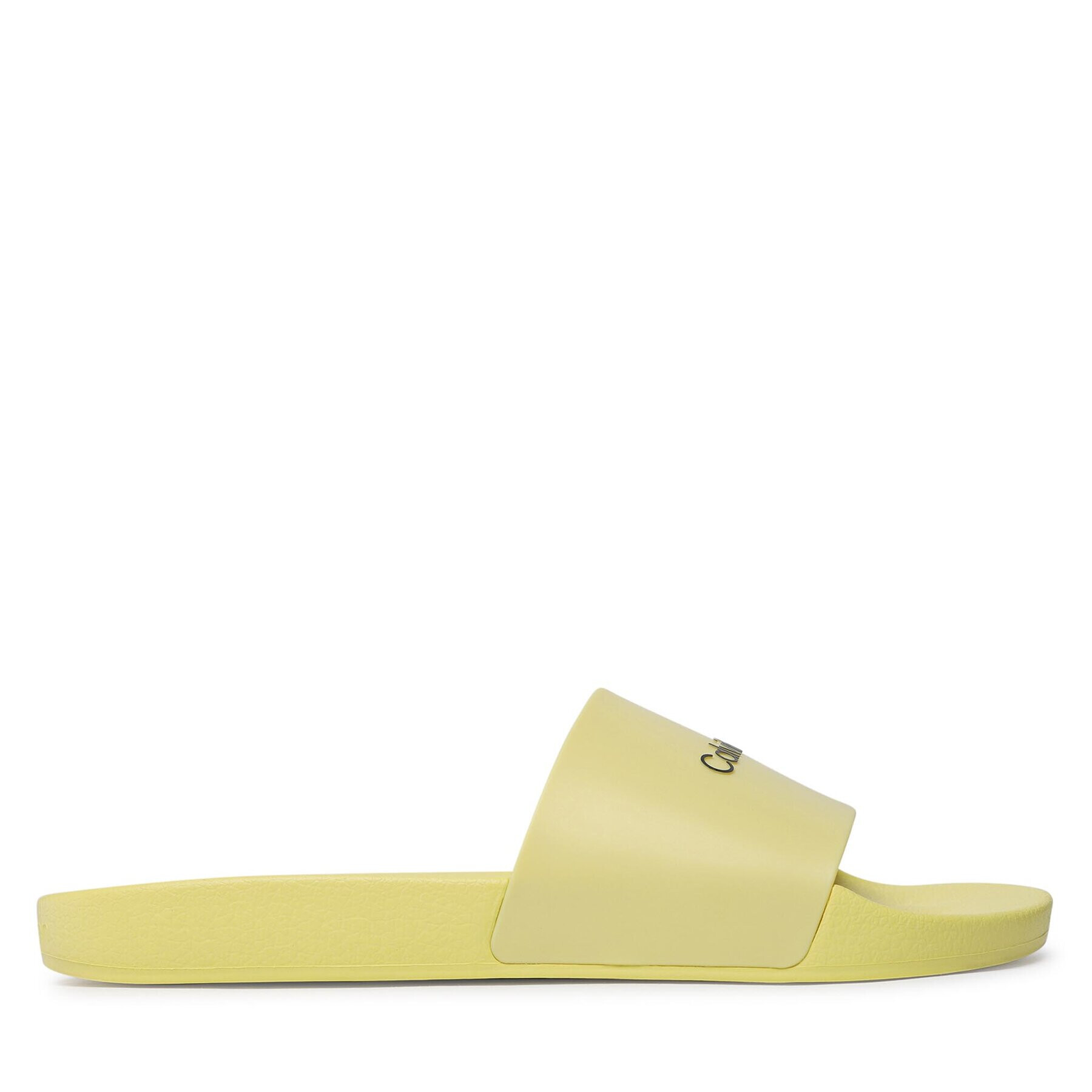 Calvin Klein Чехли Pool Slide Rubber HM0HM00455 Жълт - Pepit.bg