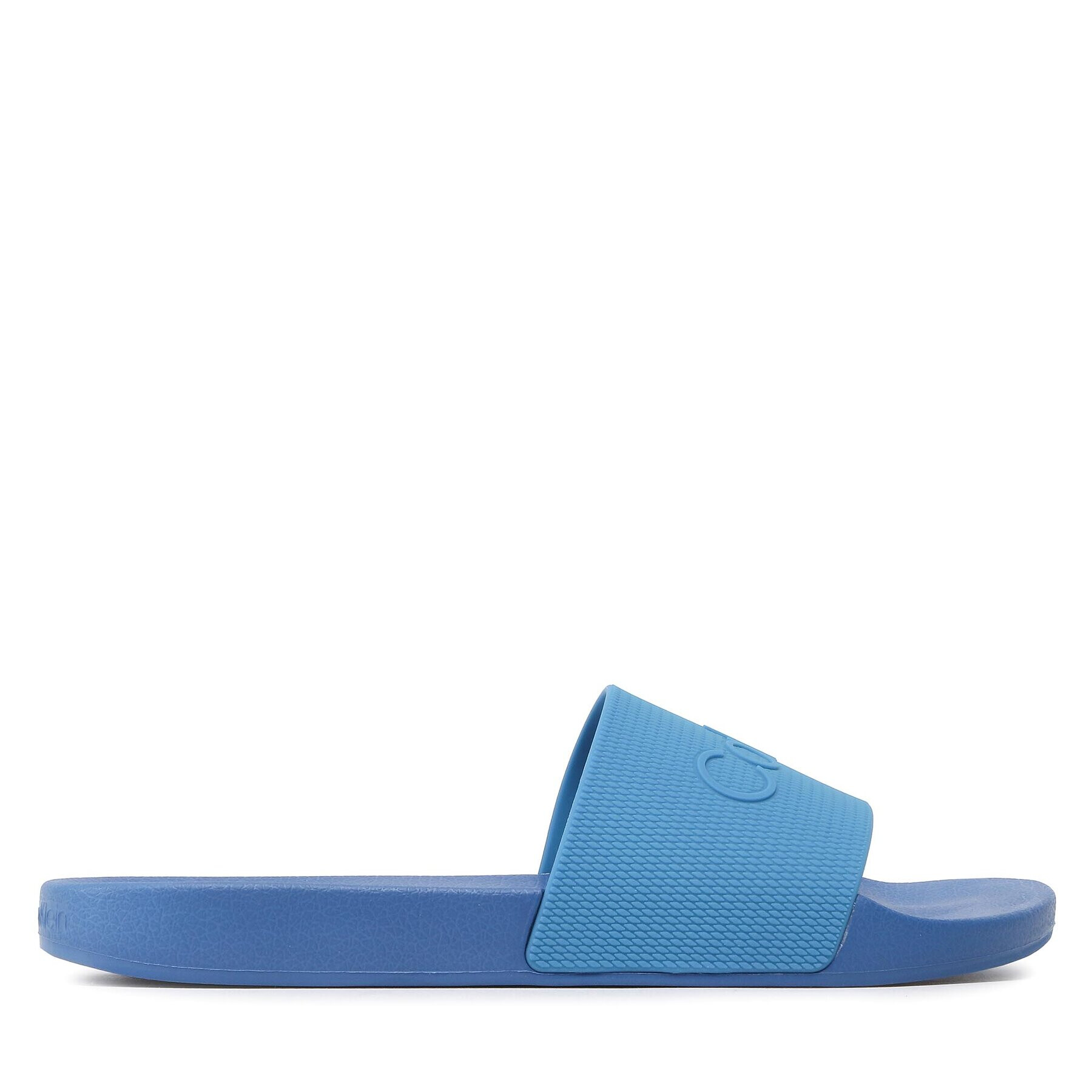 Calvin Klein Чехли Pool Slide Rubber HM0HM00636 Син - Pepit.bg