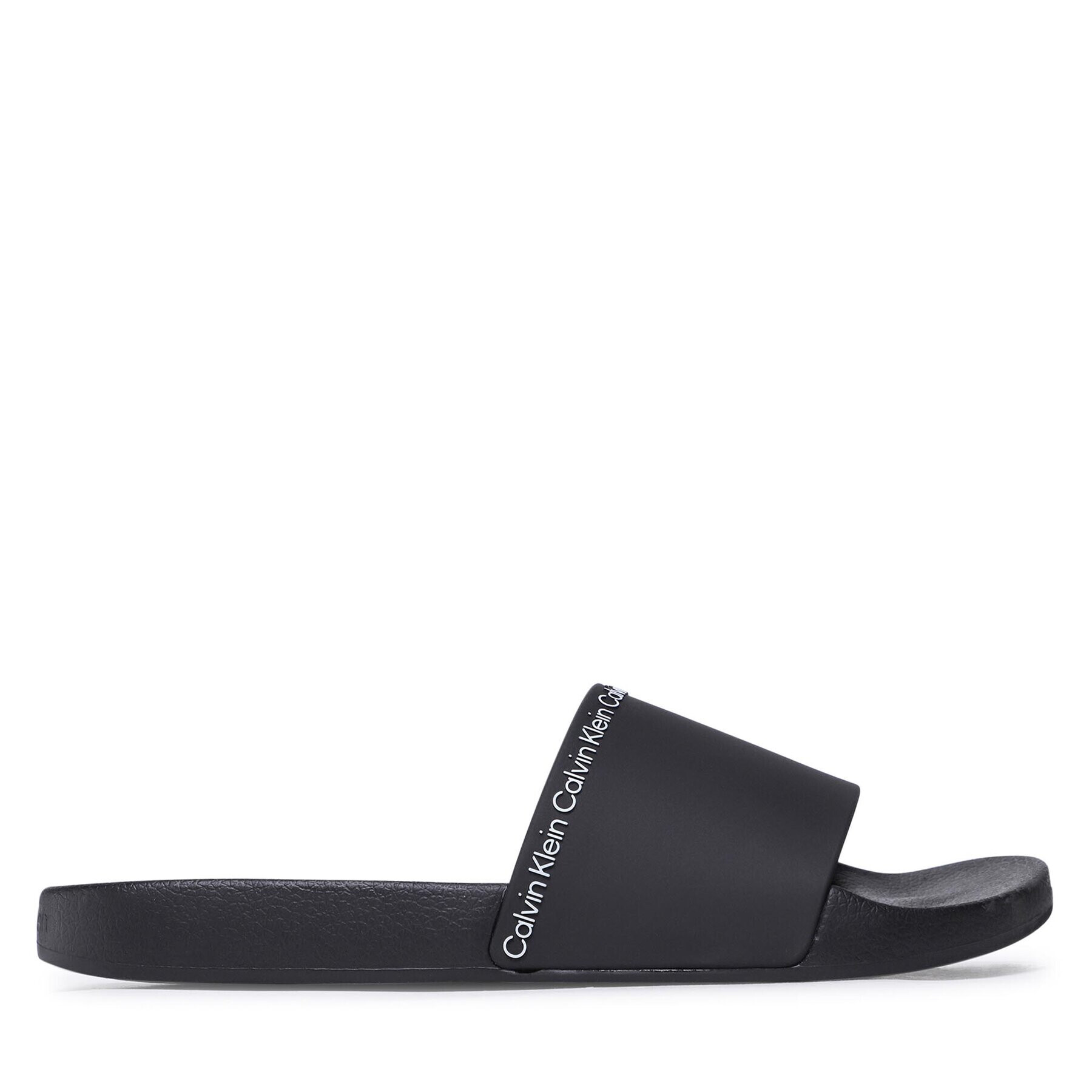 Calvin Klein Чехли Pool Slide Rubber HM0HM00981 Черен - Pepit.bg