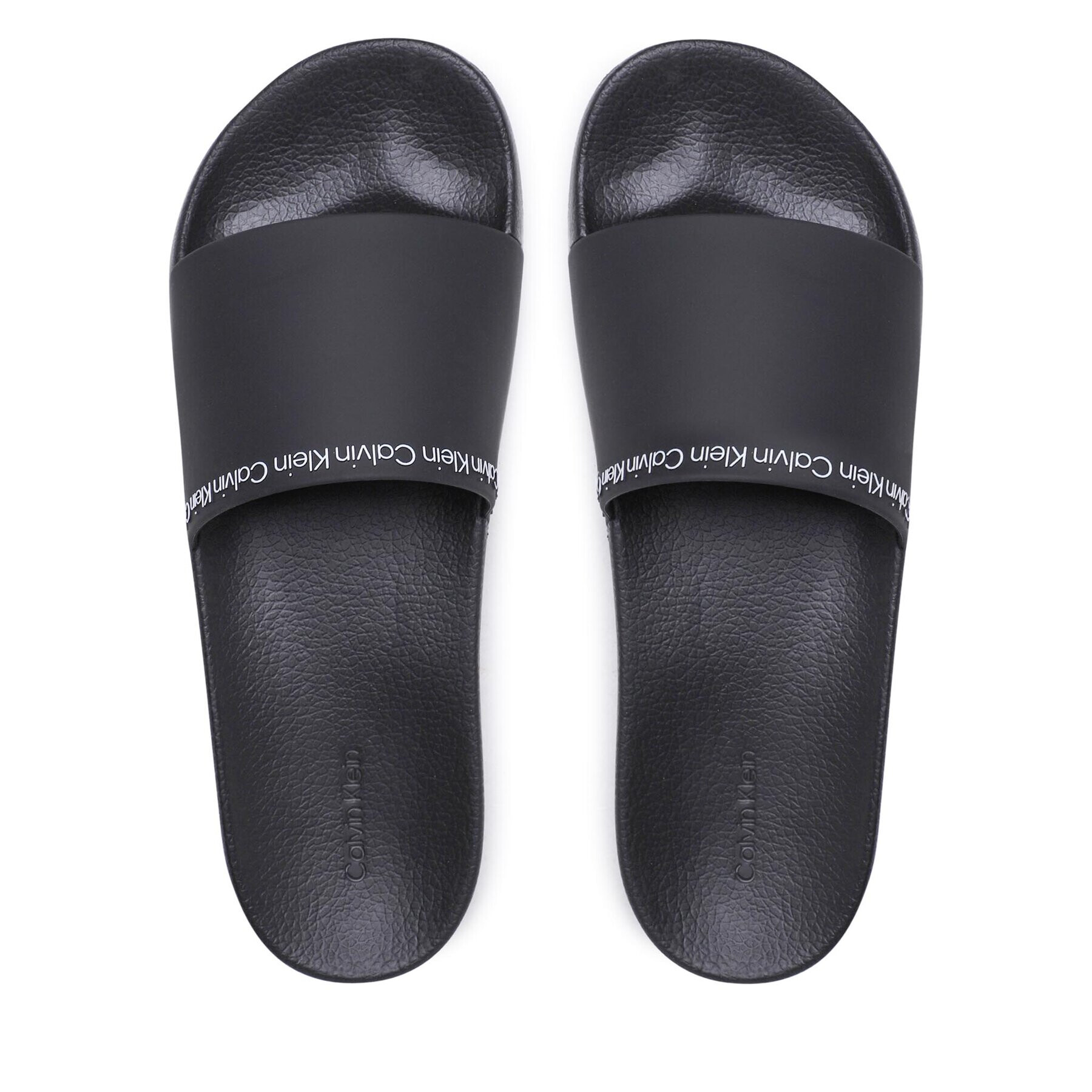 Calvin Klein Чехли Pool Slide Rubber HM0HM00981 Черен - Pepit.bg