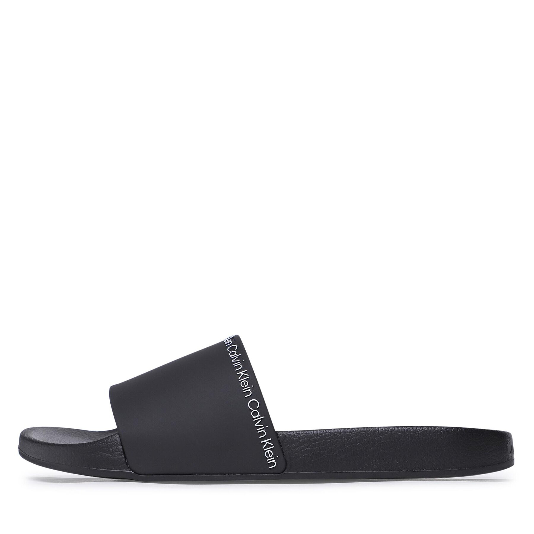 Calvin Klein Чехли Pool Slide Rubber HM0HM00981 Черен - Pepit.bg