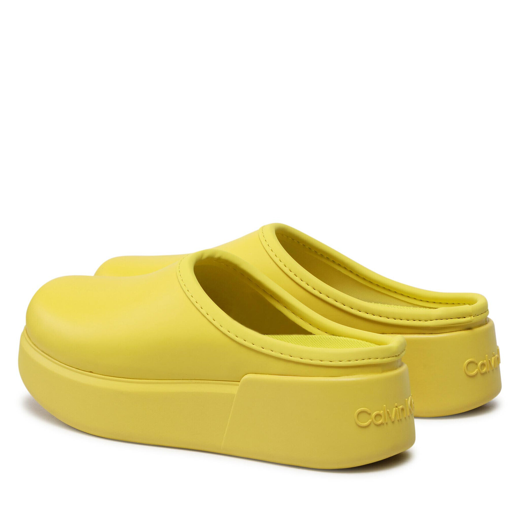 Calvin Klein Чехли Rain Clog HW0HW01266 Жълт - Pepit.bg