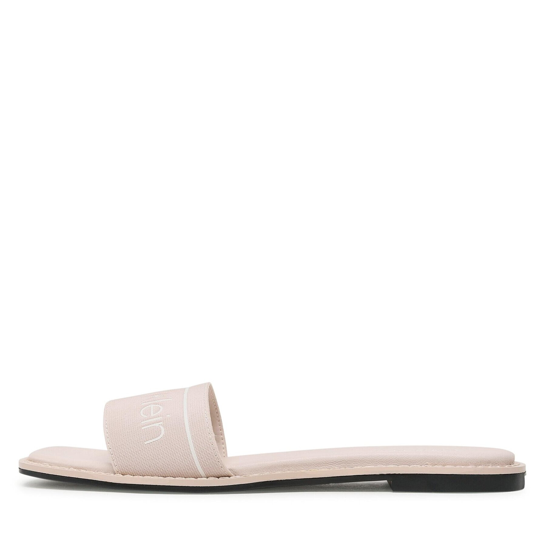 Calvin Klein Чехли Squared Flat Slide He HW0HW00817 Бежов - Pepit.bg
