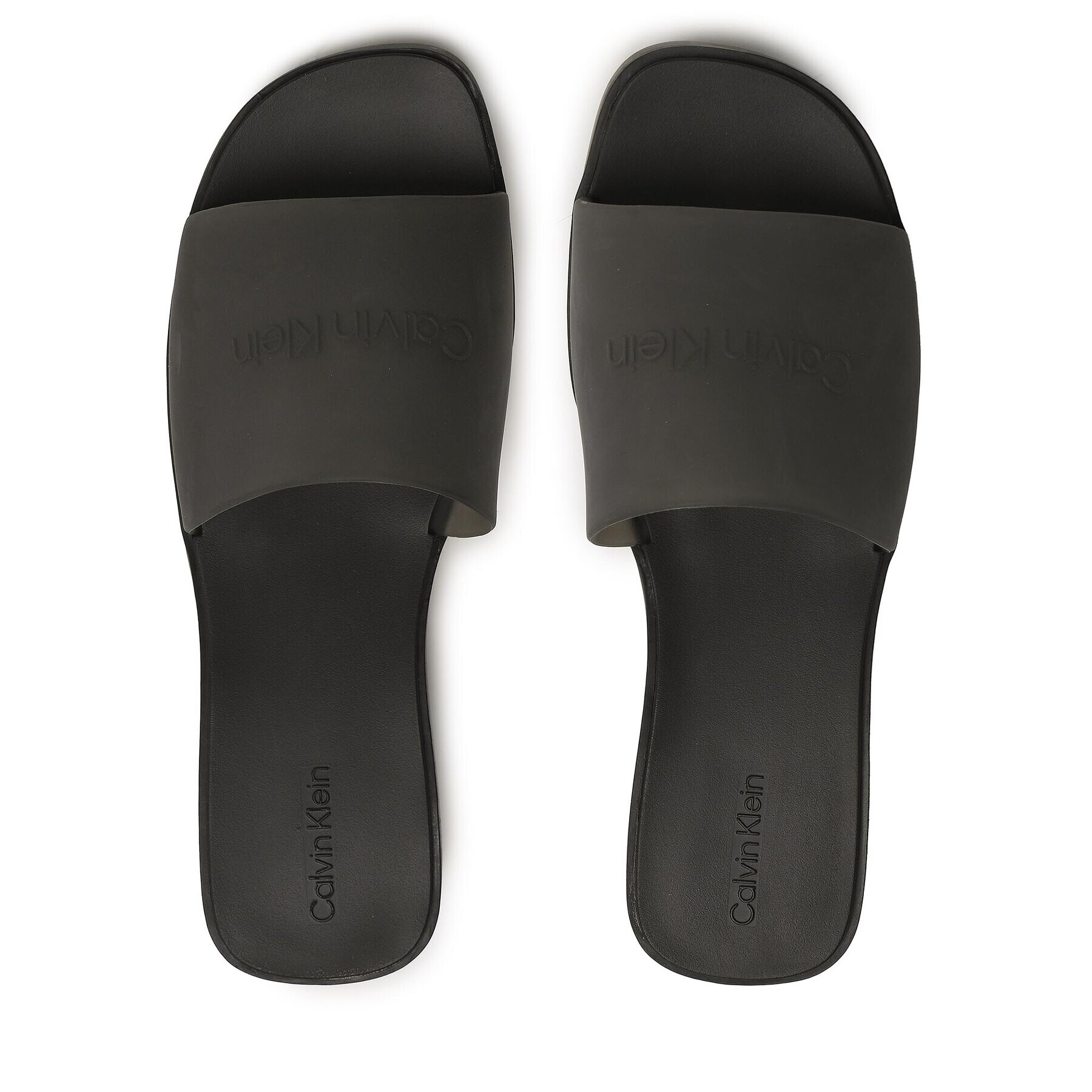 Calvin Klein Чехли Wedge Slide-Transp HW0HW01514 Черен - Pepit.bg