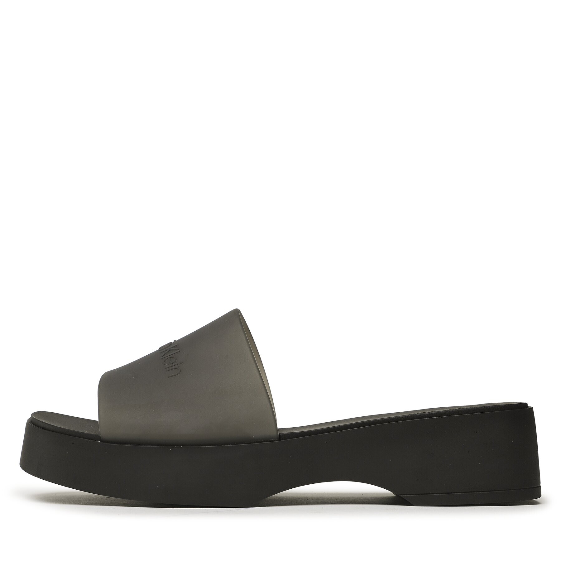 Calvin Klein Чехли Wedge Slide-Transp HW0HW01514 Черен - Pepit.bg