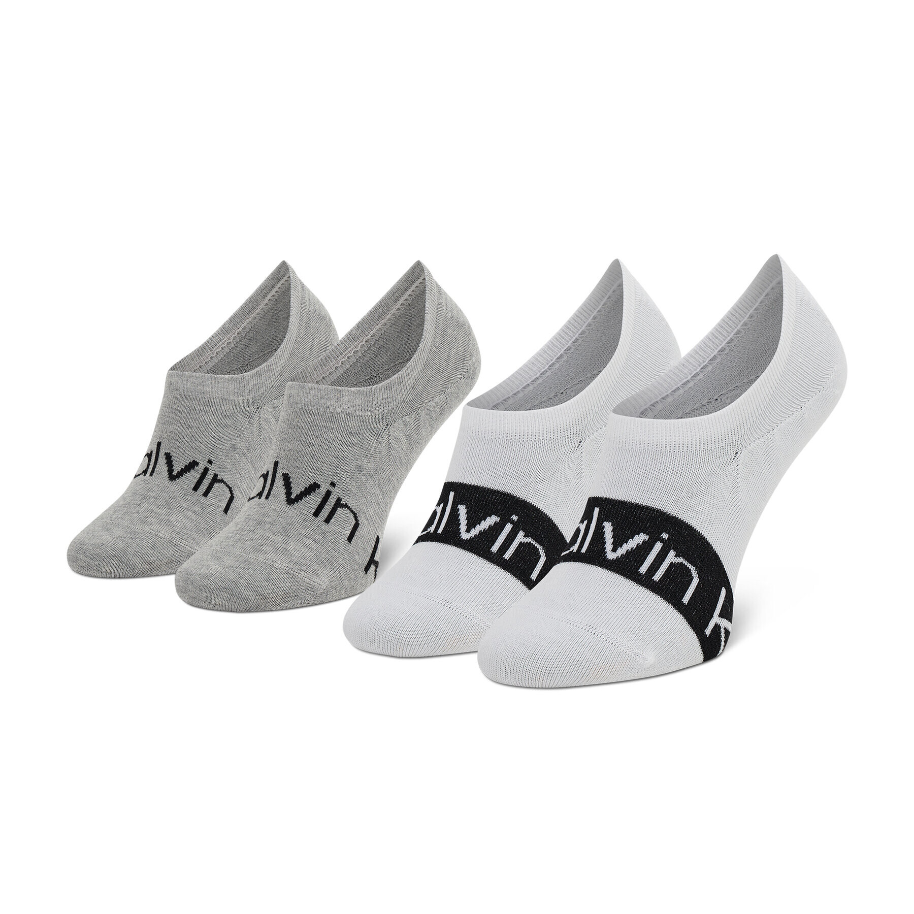 Calvin Klein Чорапи къси мъжки 701218713 Бял - Pepit.bg