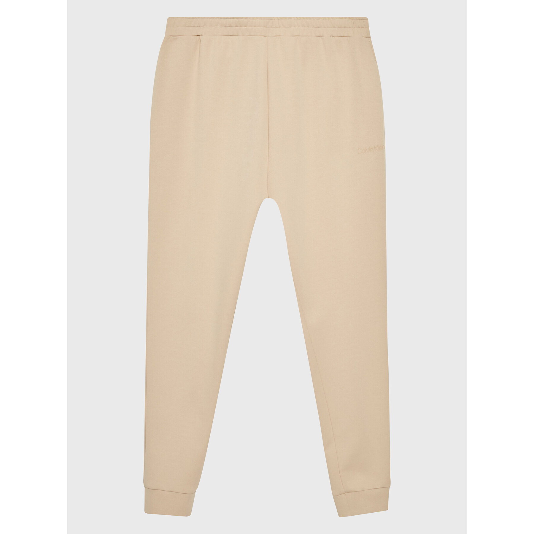 Calvin Klein Curve Долнище анцуг Inclusive Micro Logo K20K204884 Бежов Regular Fit - Pepit.bg