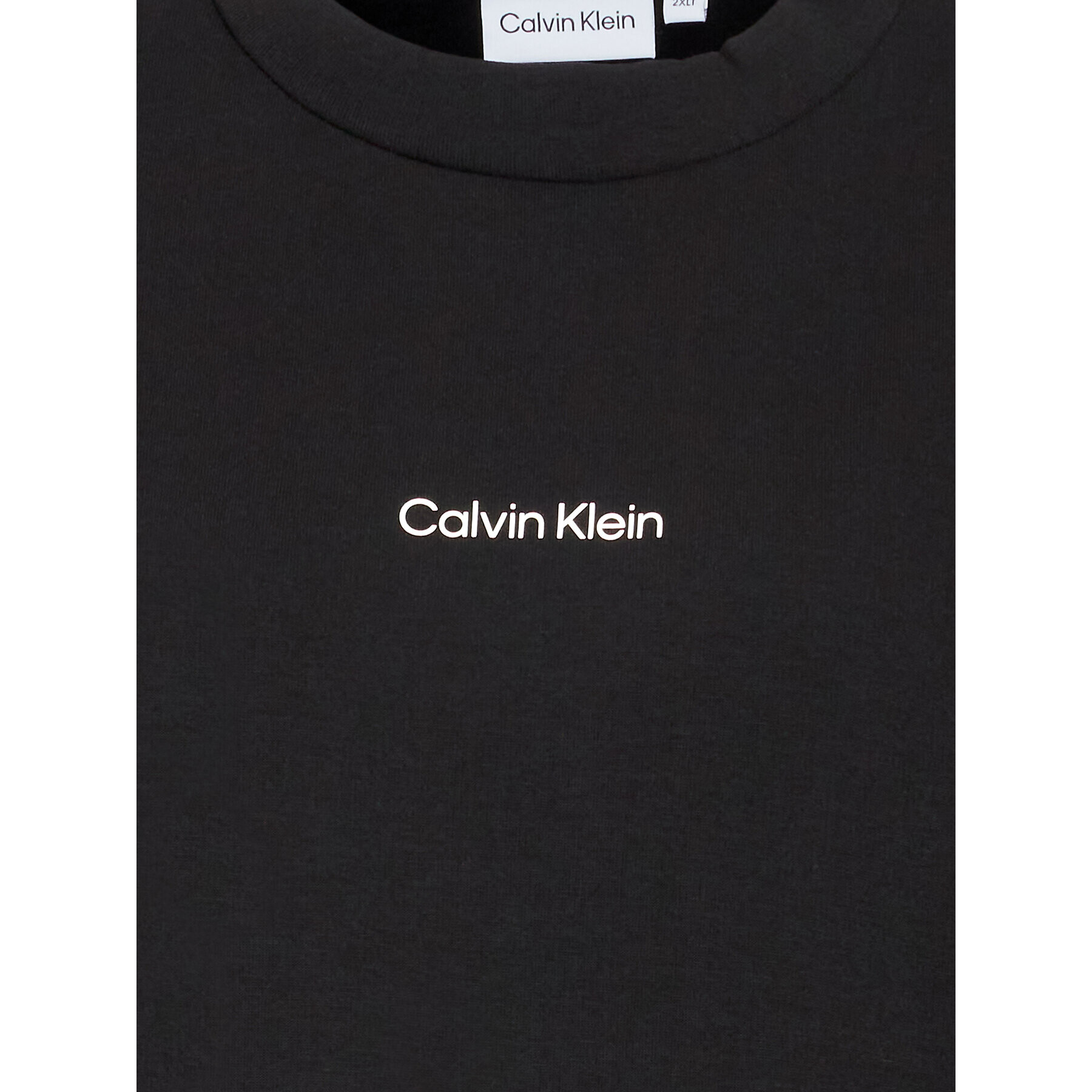 Calvin Klein Curve Плетена рокля Inclu Micro Logo K20K205474 Черен Regular Fit - Pepit.bg